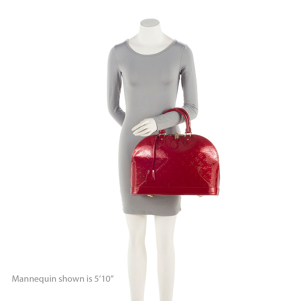 Louis Vuitton Monogram Vernis Alma GM Satchel