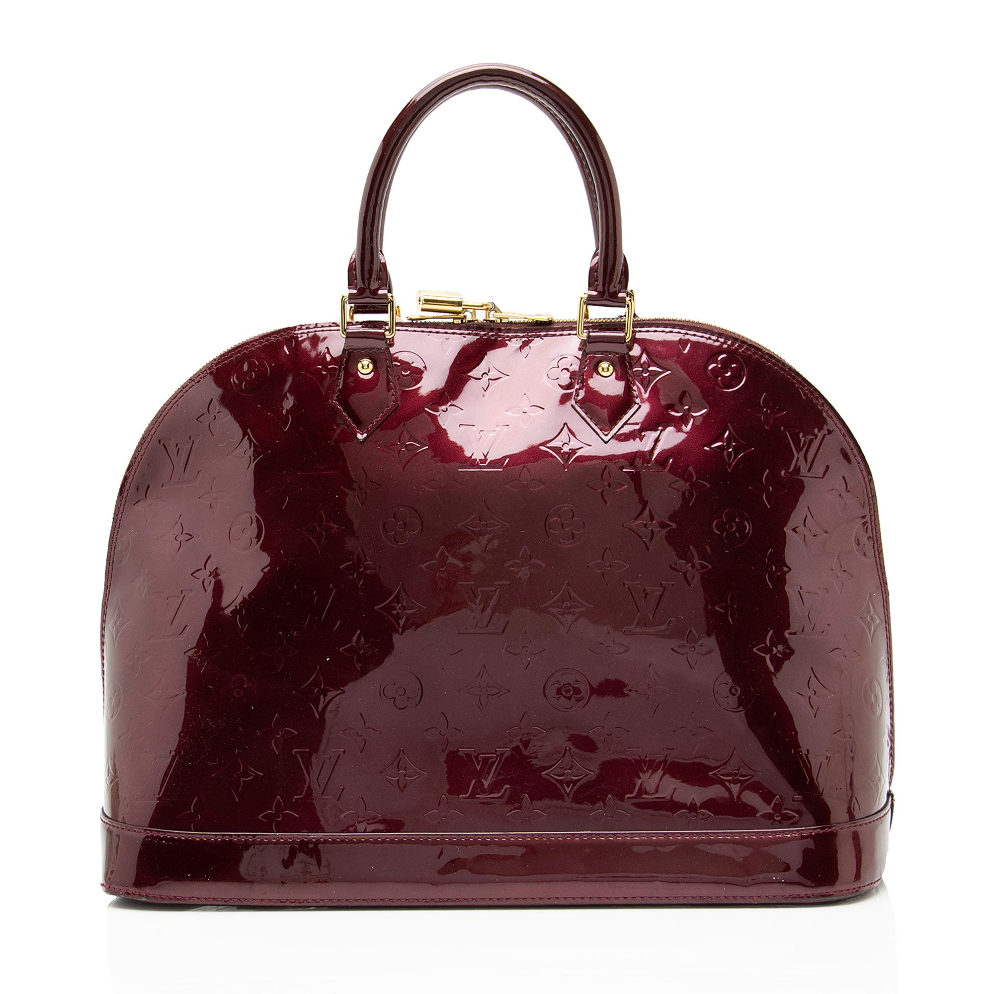 Louis Vuitton Monogram Vernis Alma GM Satchel