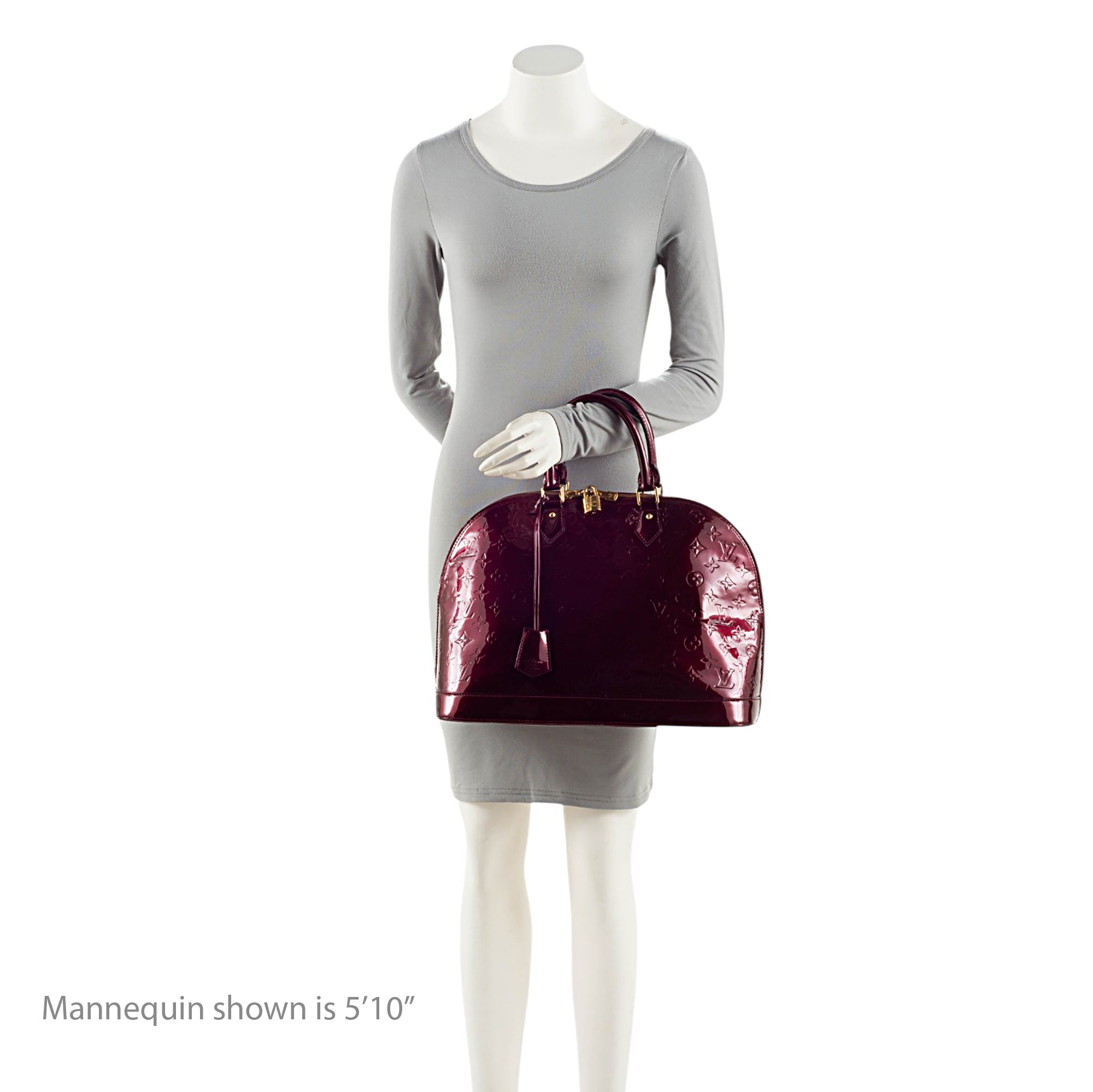 Louis Vuitton Monogram Vernis Alma GM Satchel