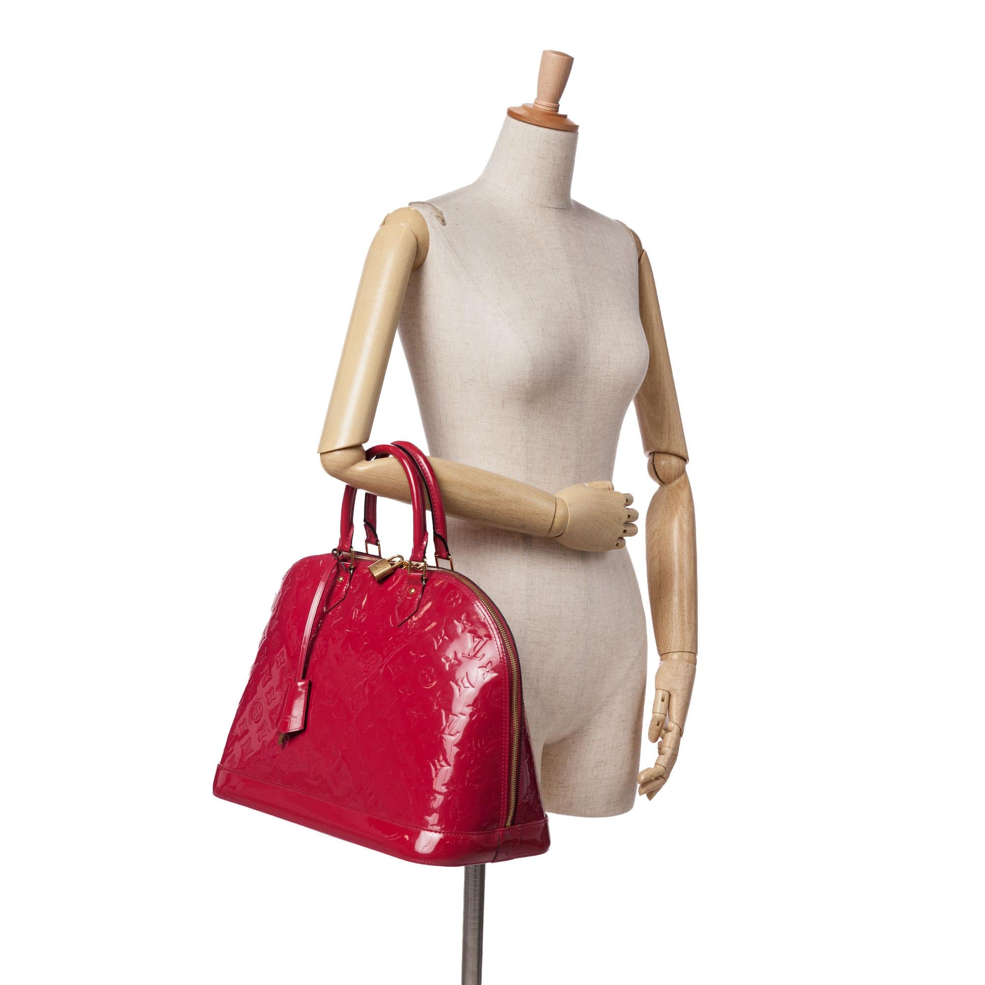 Louis Vuitton Monogram Vernis Alma GM