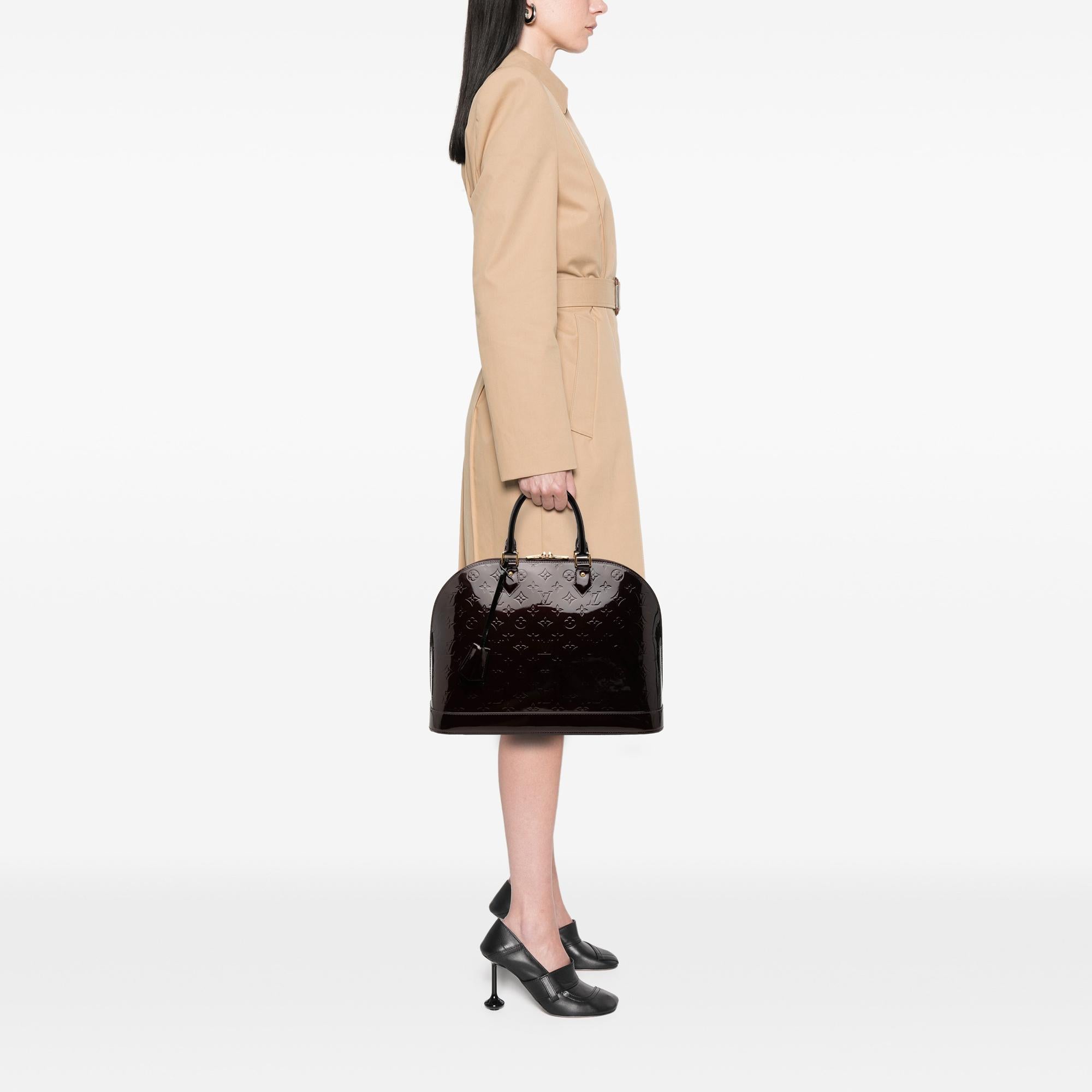 Louis Vuitton Monogram Vernis Alma GM