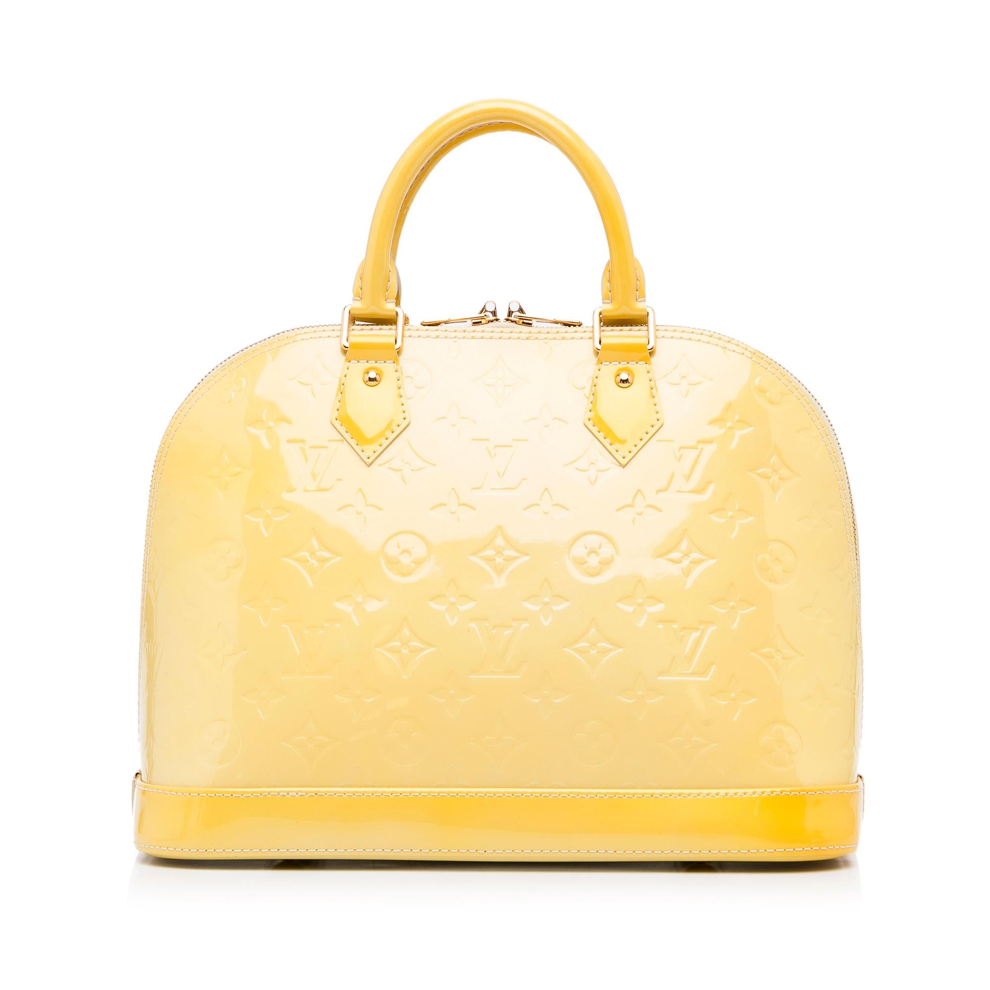 Louis Vuitton Monogram Vernis Alma PM (SHG-eEgf9Q)
