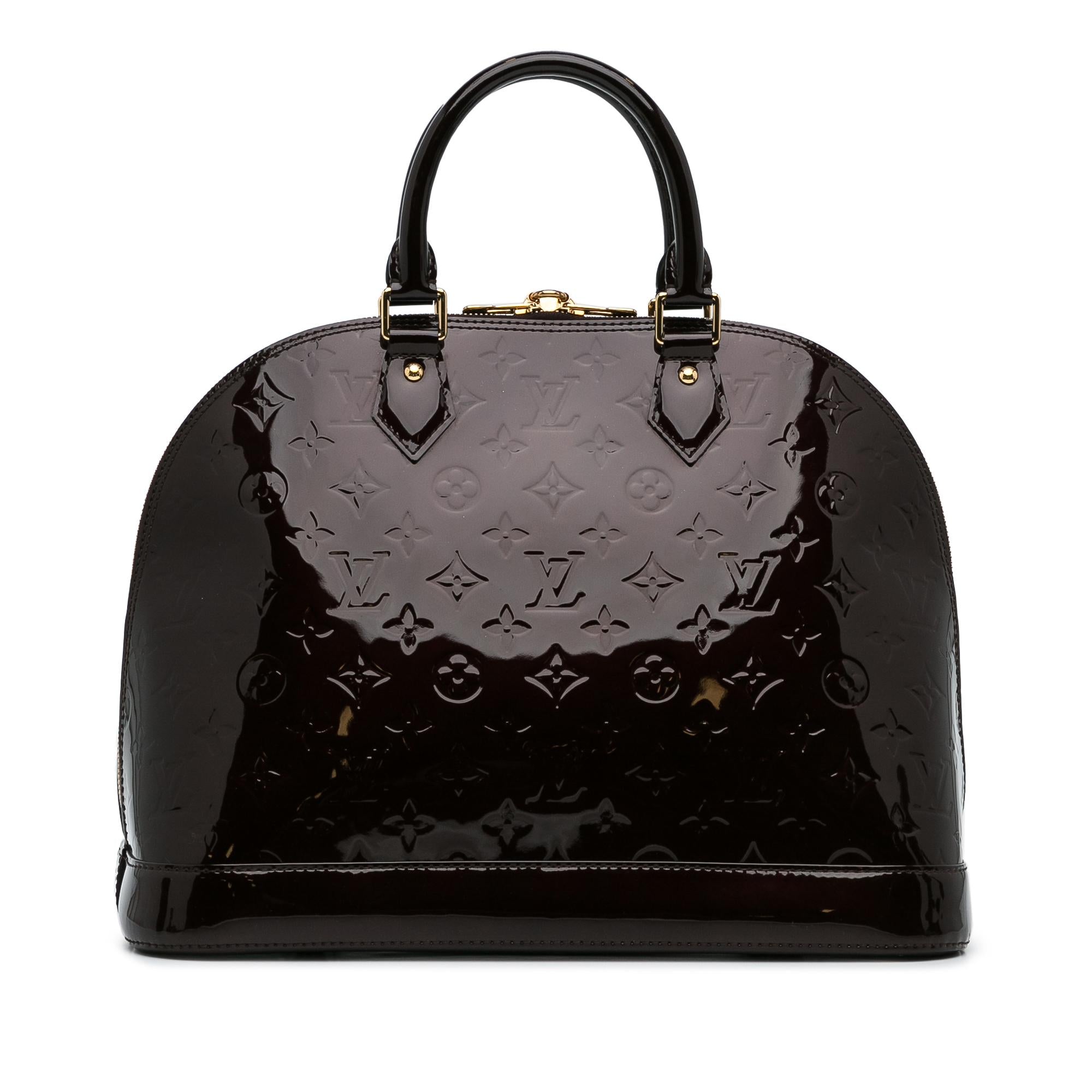 Louis Vuitton Monogram Vernis Alma PM (SHG-tjmI3z)