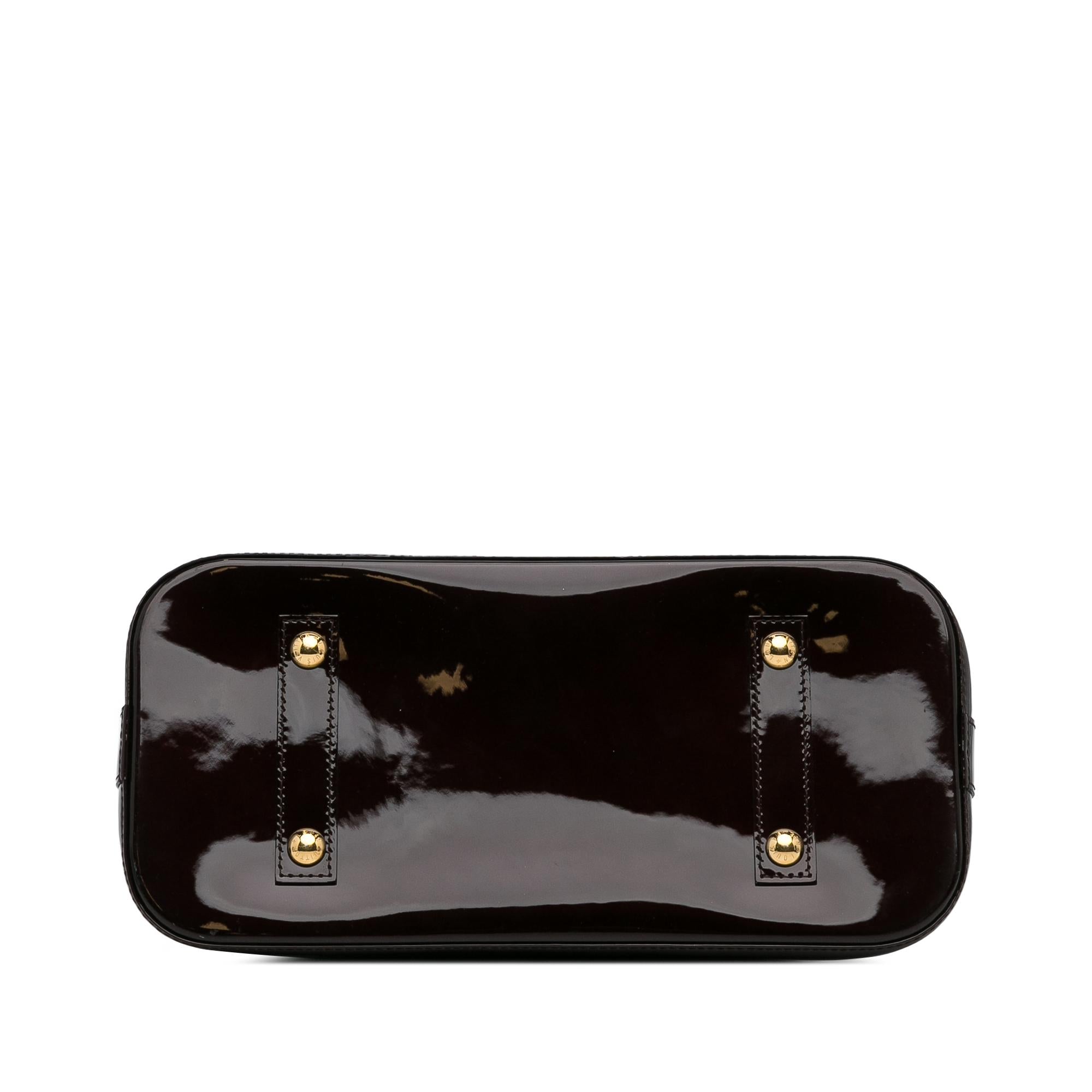 Louis Vuitton Monogram Vernis Alma PM (SHG-tjmI3z)