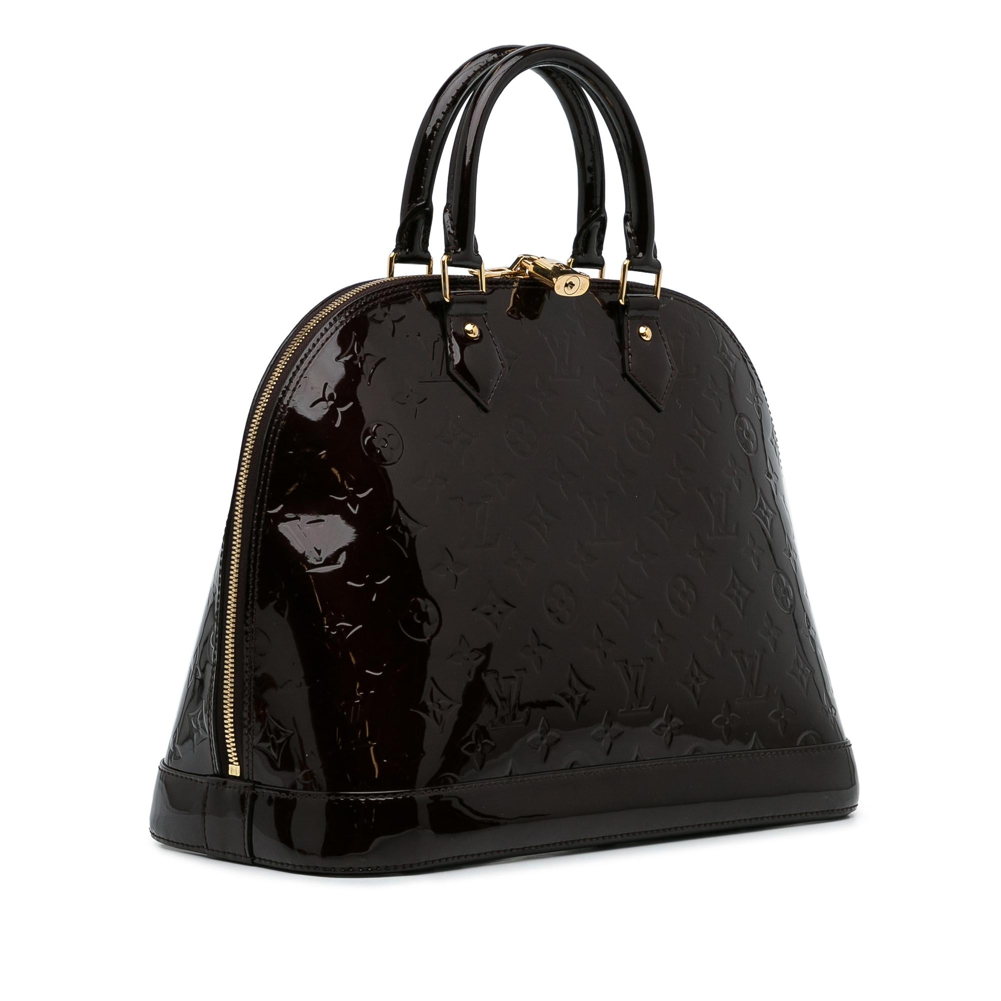 Louis Vuitton Monogram Vernis Alma PM (SHG-tjmI3z)