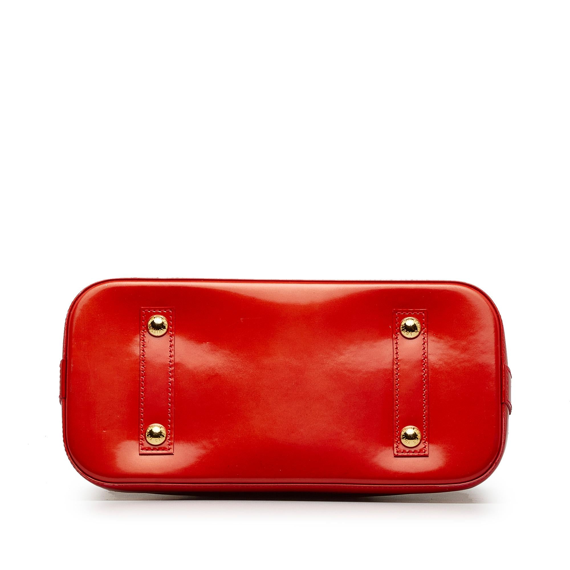 Louis Vuitton Monogram Vernis Alma PM (SHG-2TtoxB)