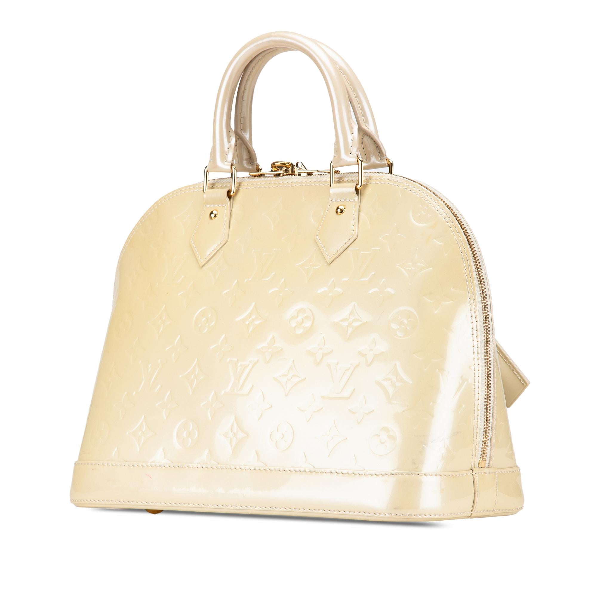 Louis Vuitton Monogram Vernis Alma PM