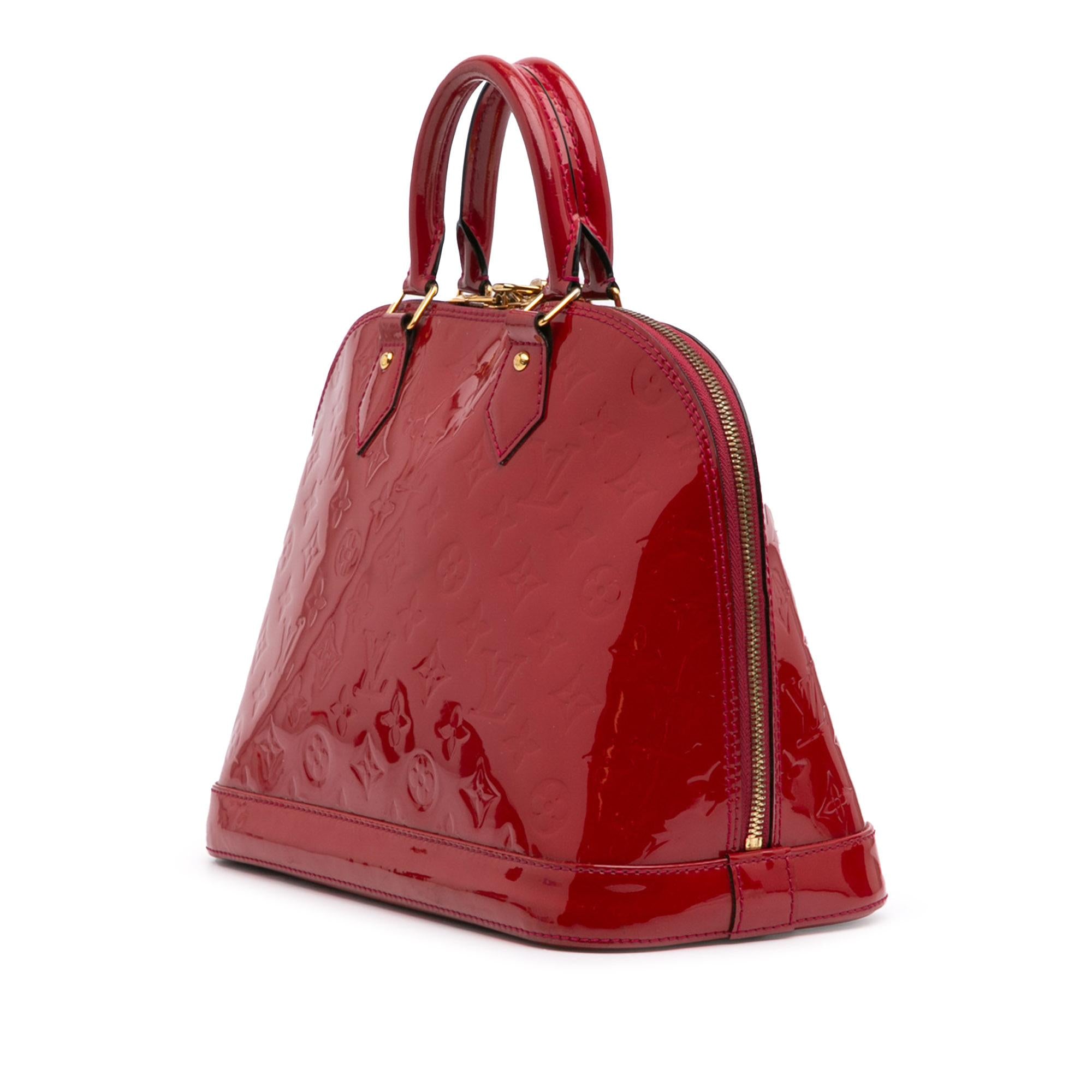 Louis Vuitton Monogram Vernis Alma PM