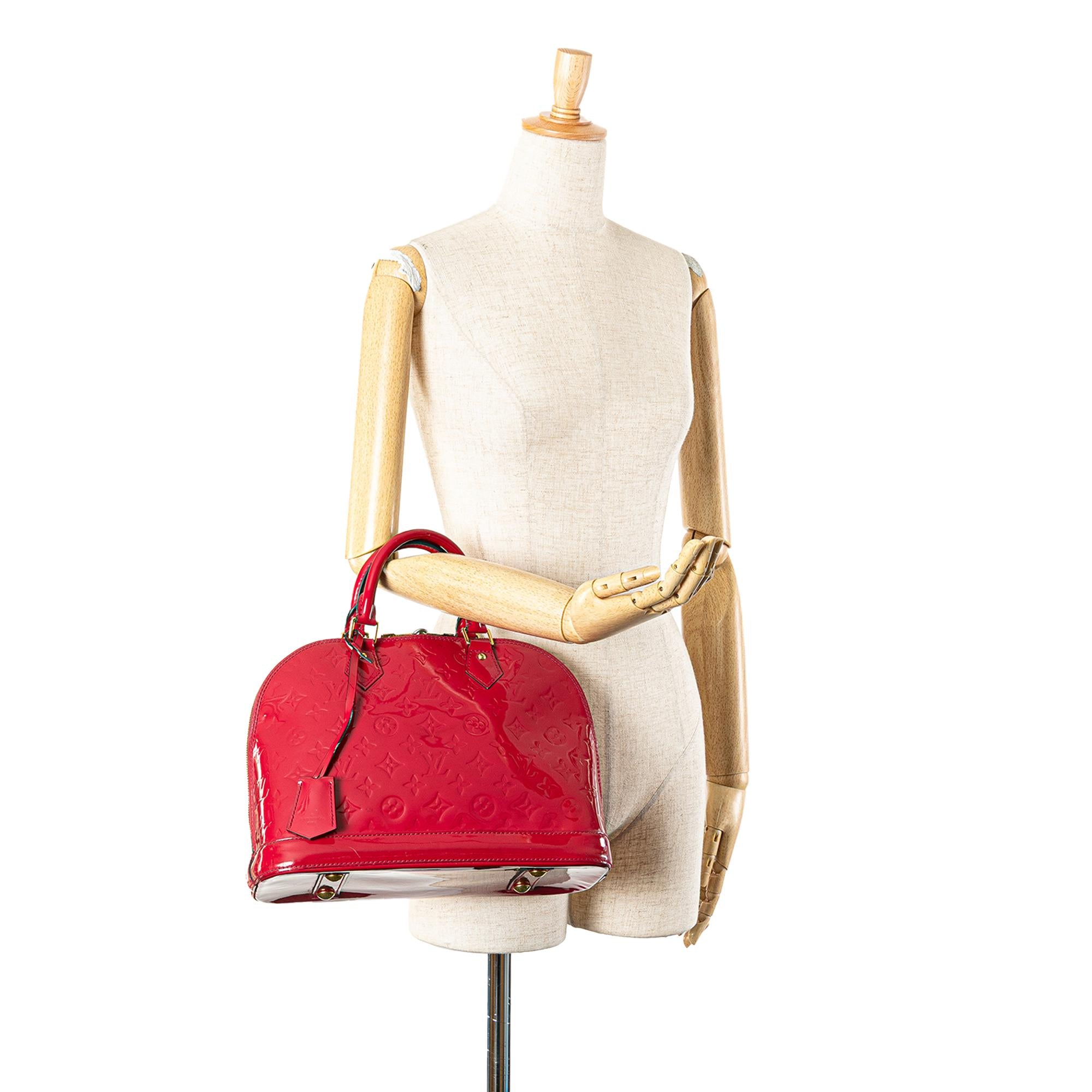 Louis Vuitton Monogram Vernis Alma PM