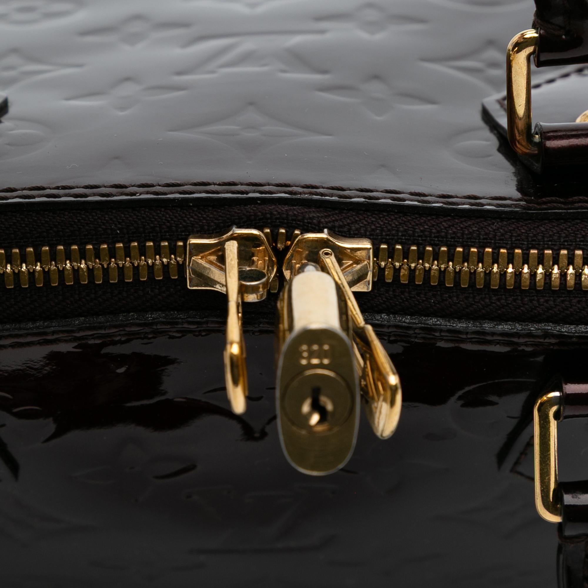 Louis Vuitton Monogram Vernis Alma PM