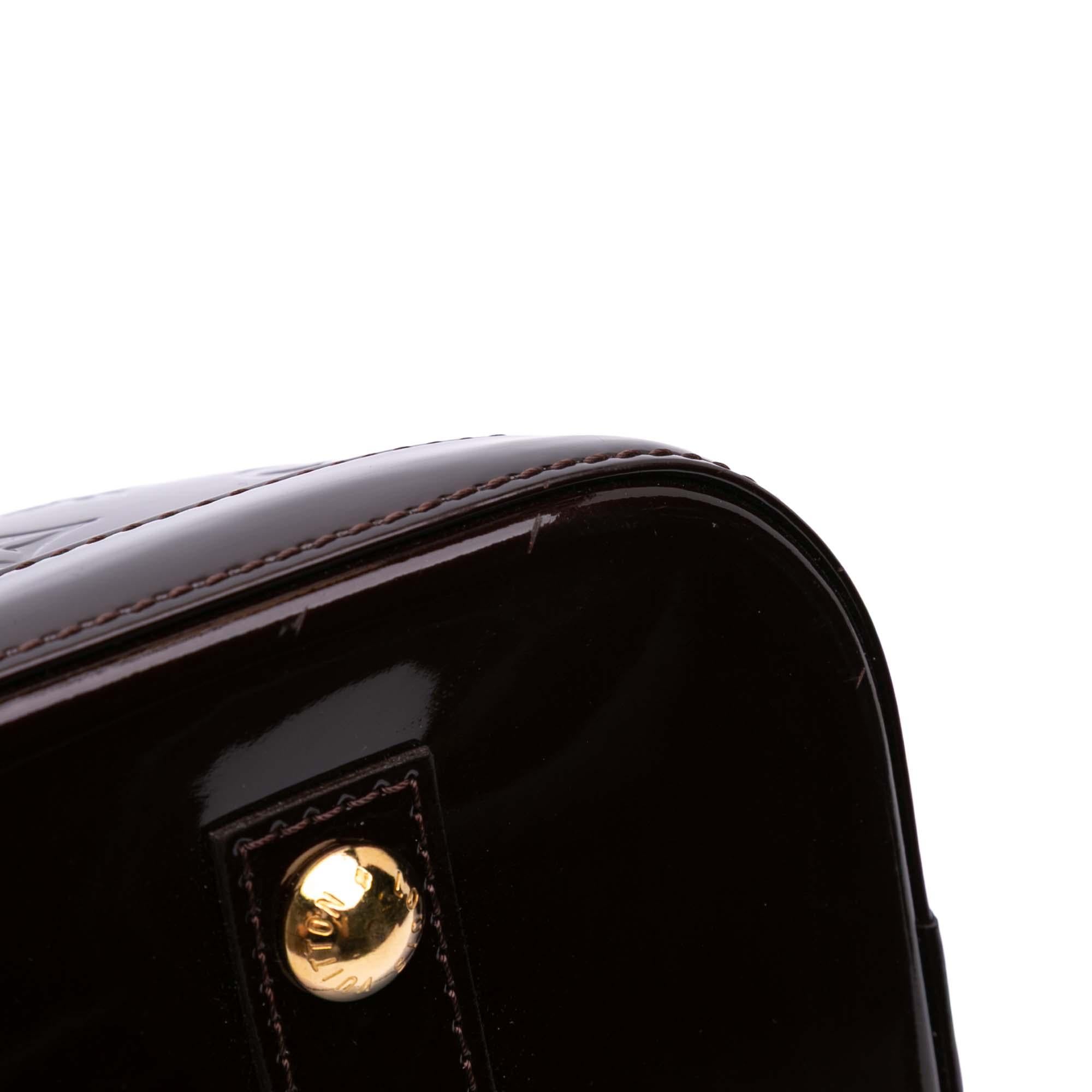 Louis Vuitton Monogram Vernis Alma PM