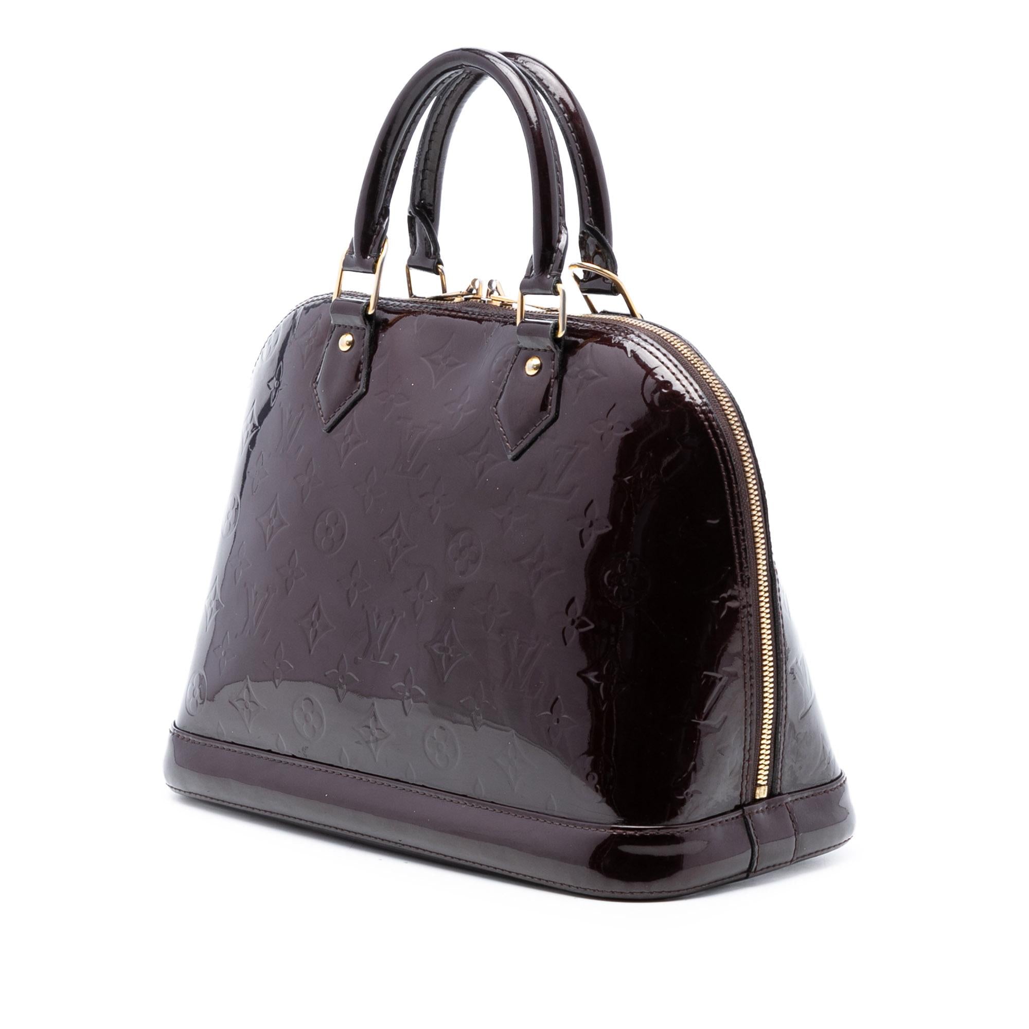 Louis Vuitton Monogram Vernis Alma PM