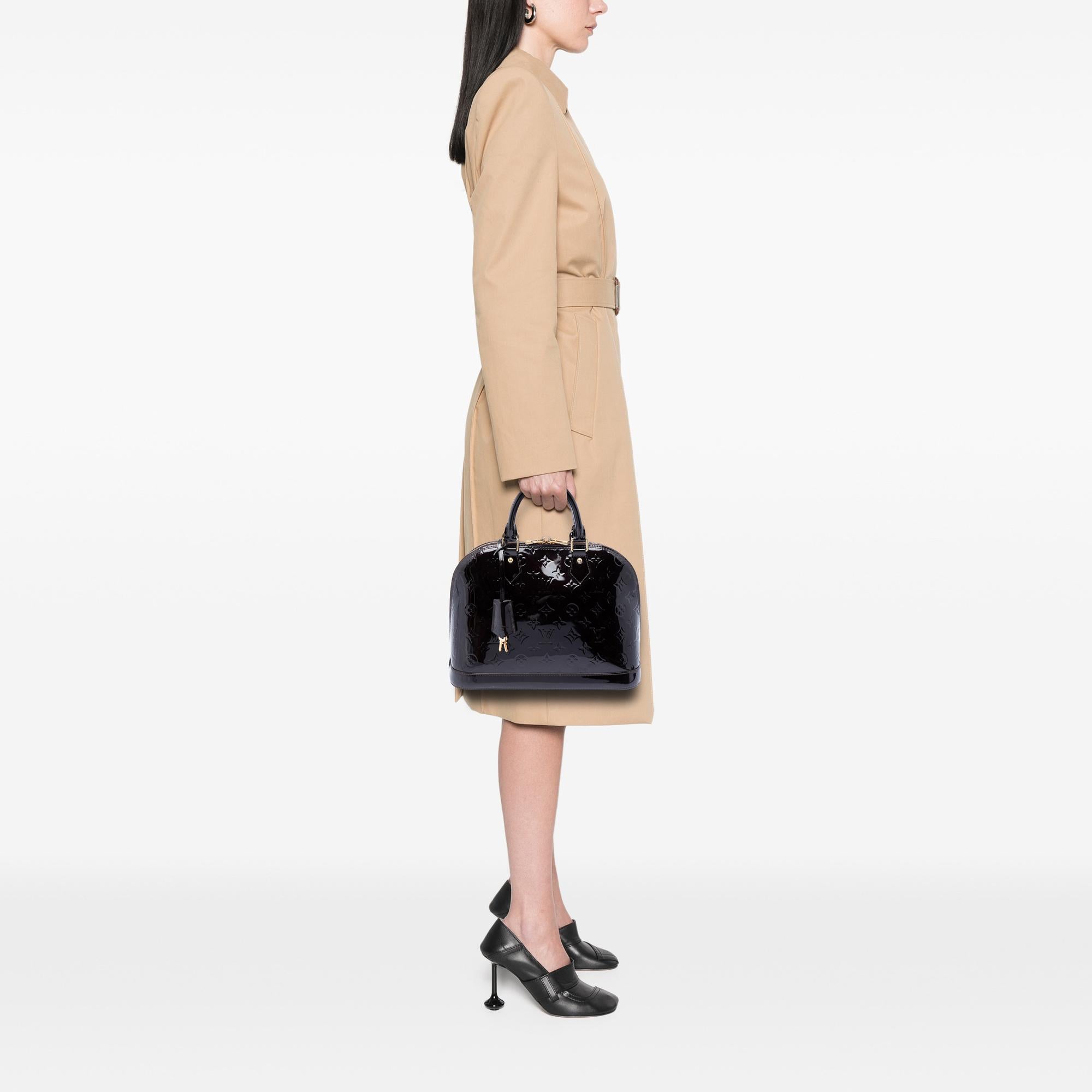 Louis Vuitton Monogram Vernis Alma PM