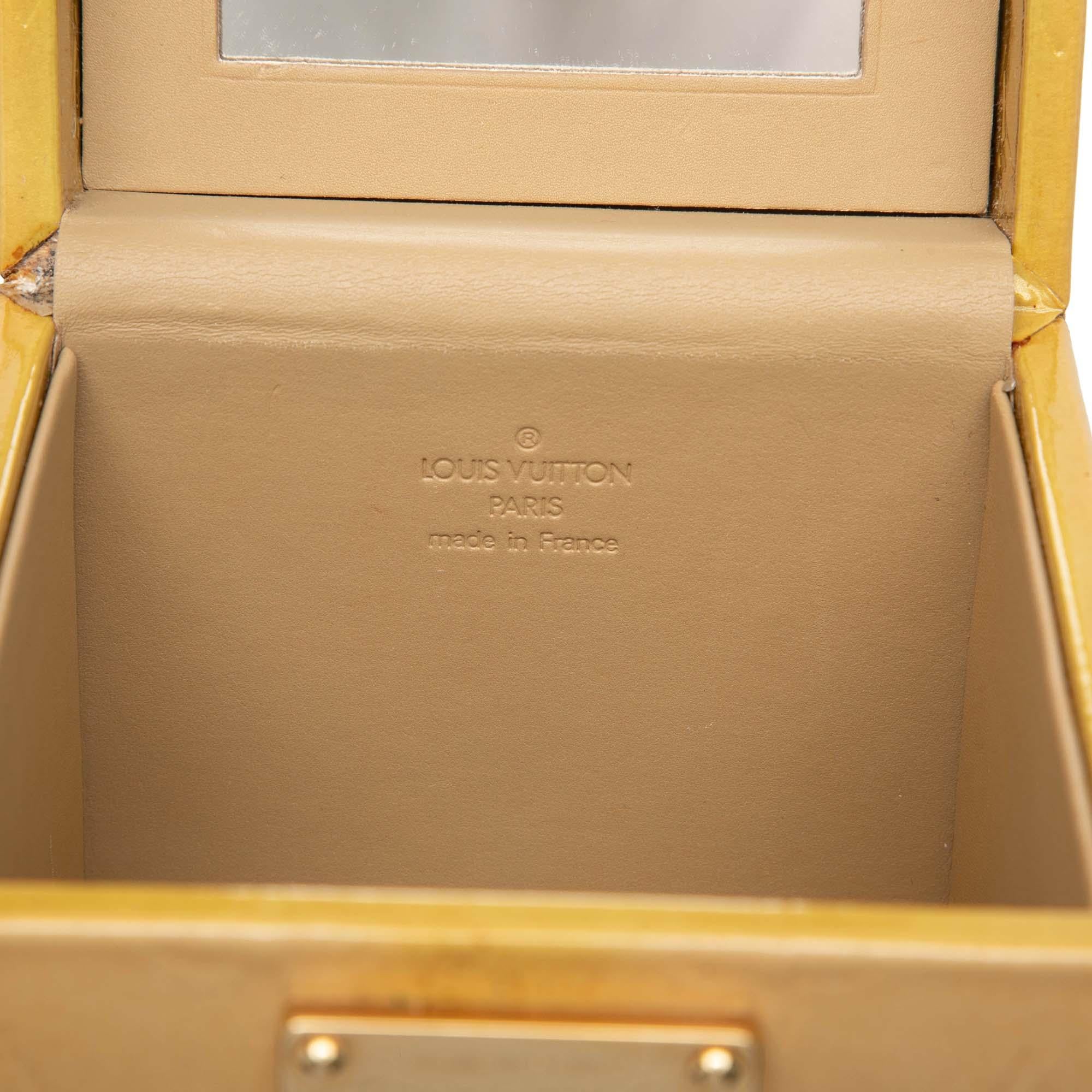 Louis Vuitton Monogram Vernis Bleecker Box Vanity Bag