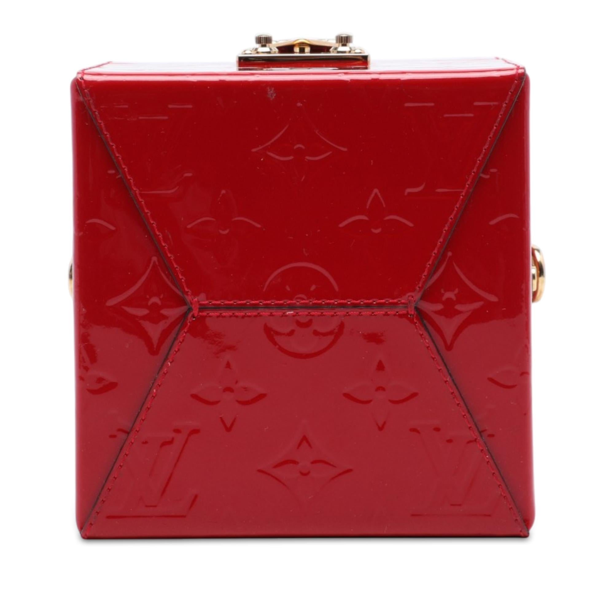 Louis Vuitton Monogram Vernis Bleecker Box Vanity Bag