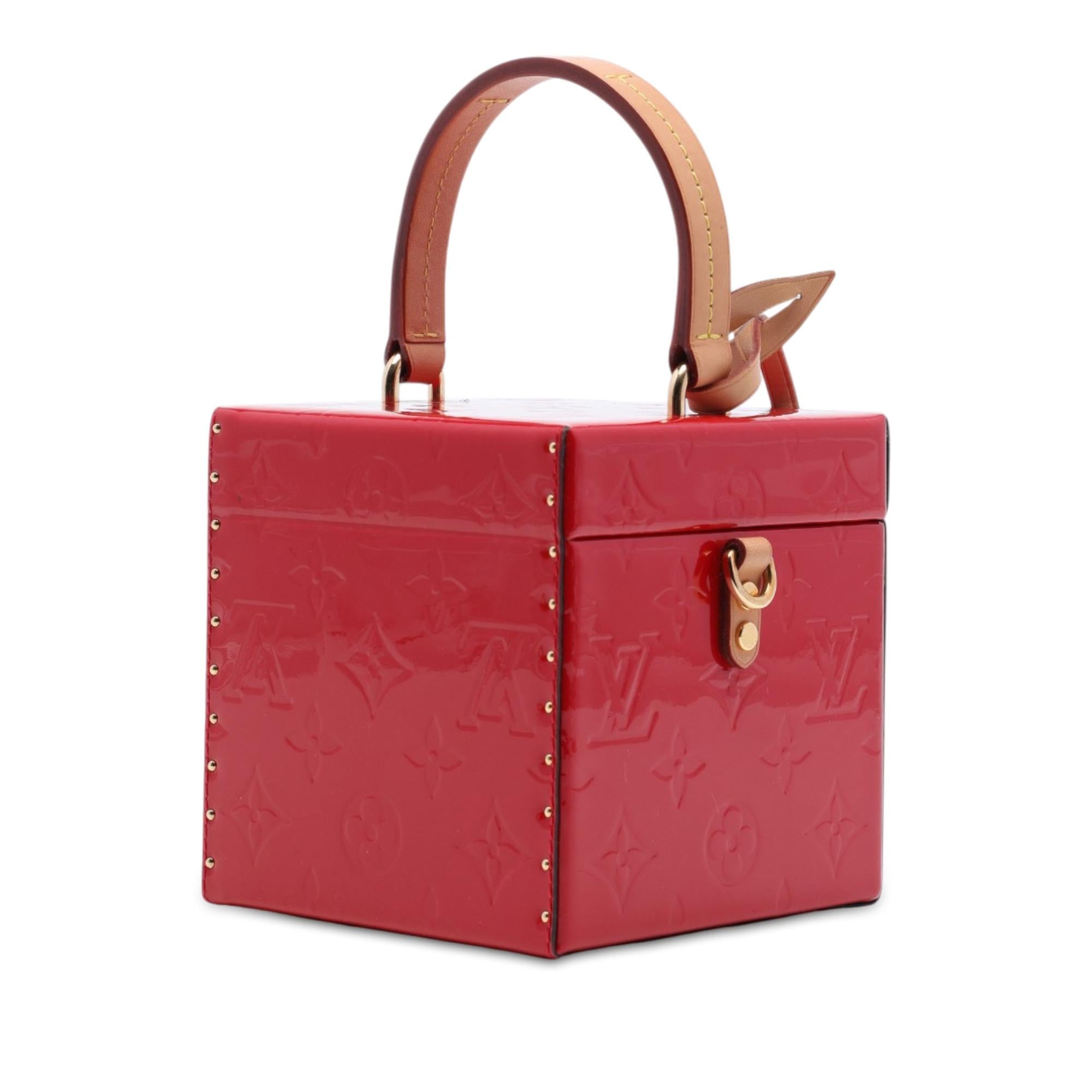 Louis Vuitton Monogram Vernis Bleecker Box Vanity Bag