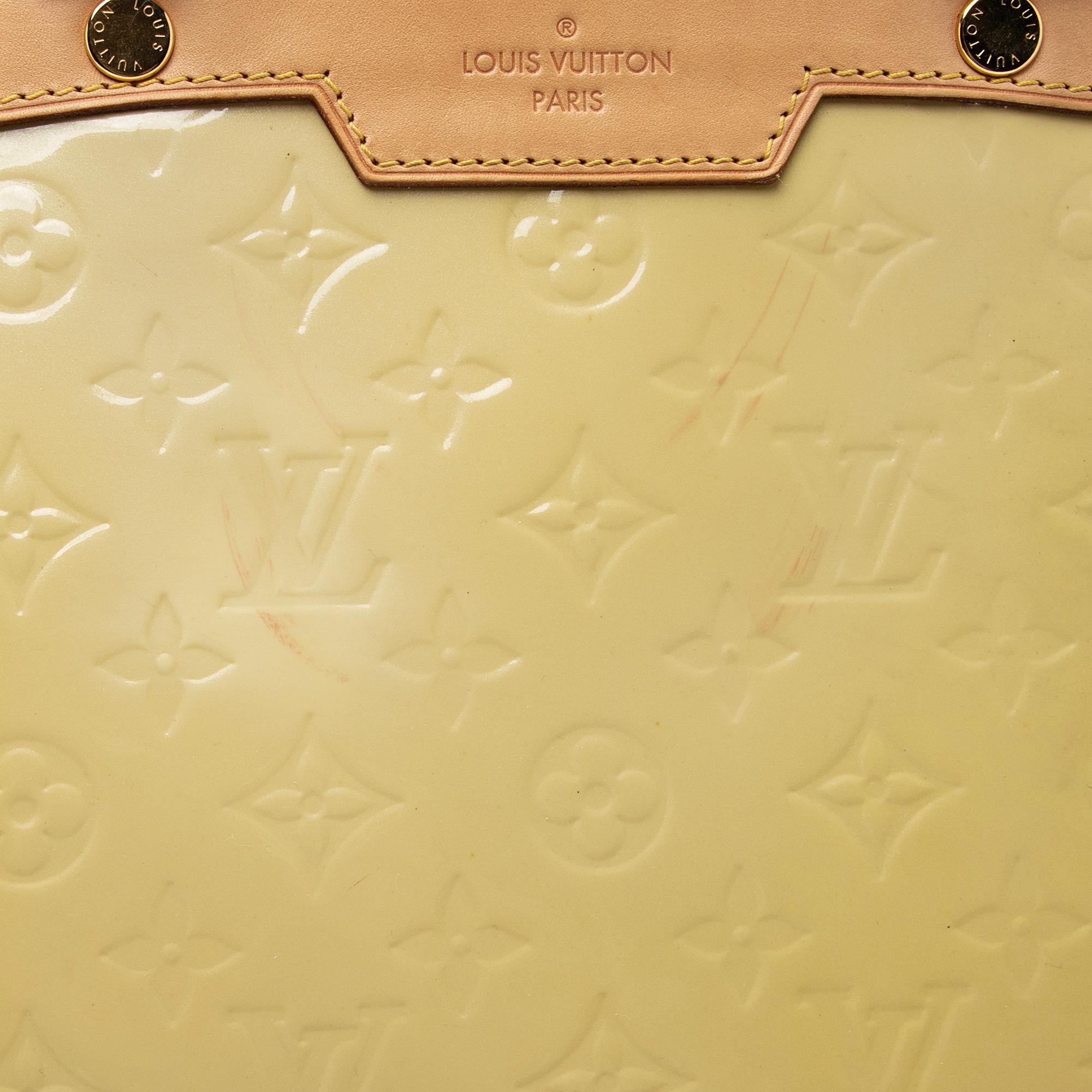 Louis Vuitton Monogram Vernis Brea GM Satchel (SHF-23147)