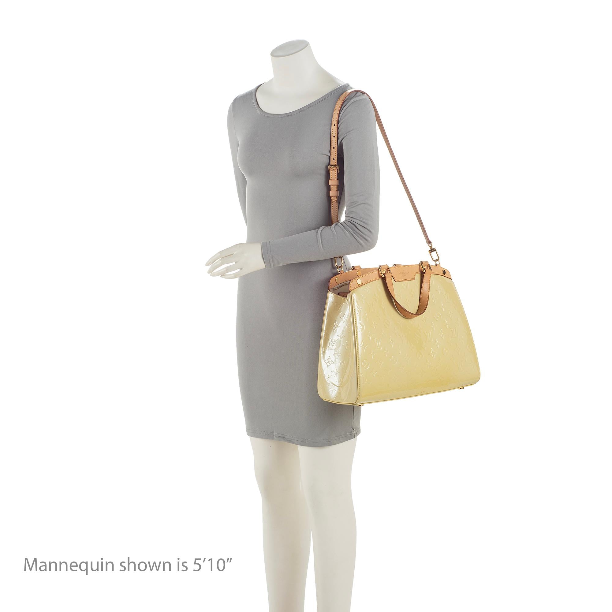 Louis Vuitton Monogram Vernis Brea GM Satchel (SHF-23147)