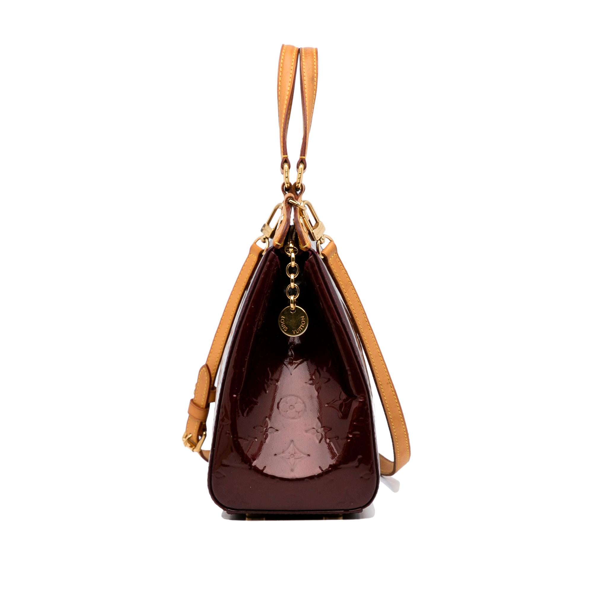 Louis Vuitton Monogram Vernis Brea MM (SHG-20FHgf)