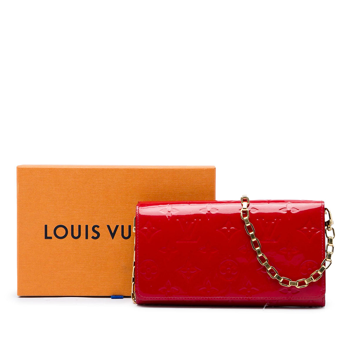 Louis Vuitton Monogram Vernis Chain Wallet
