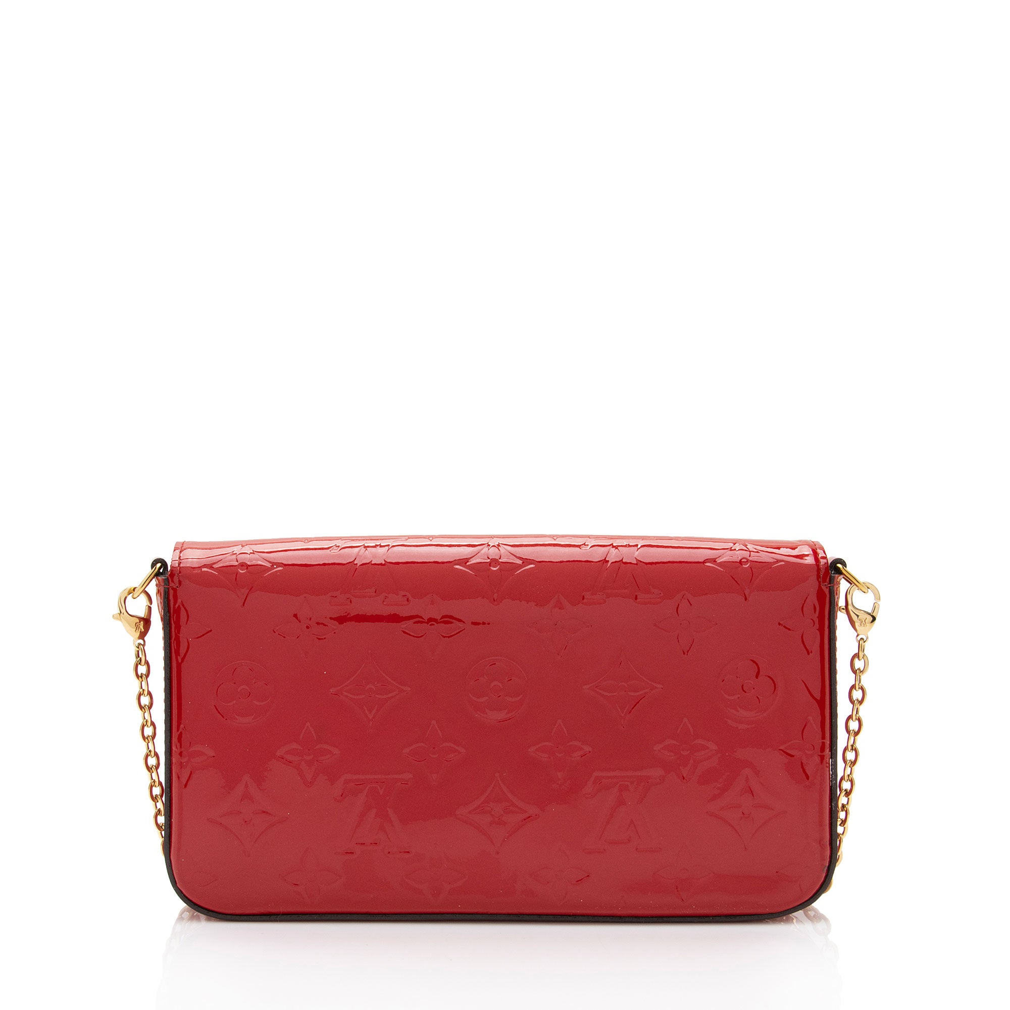 Louis Vuitton Monogram Vernis Felicie Pochette (SHF-LyHMwo)