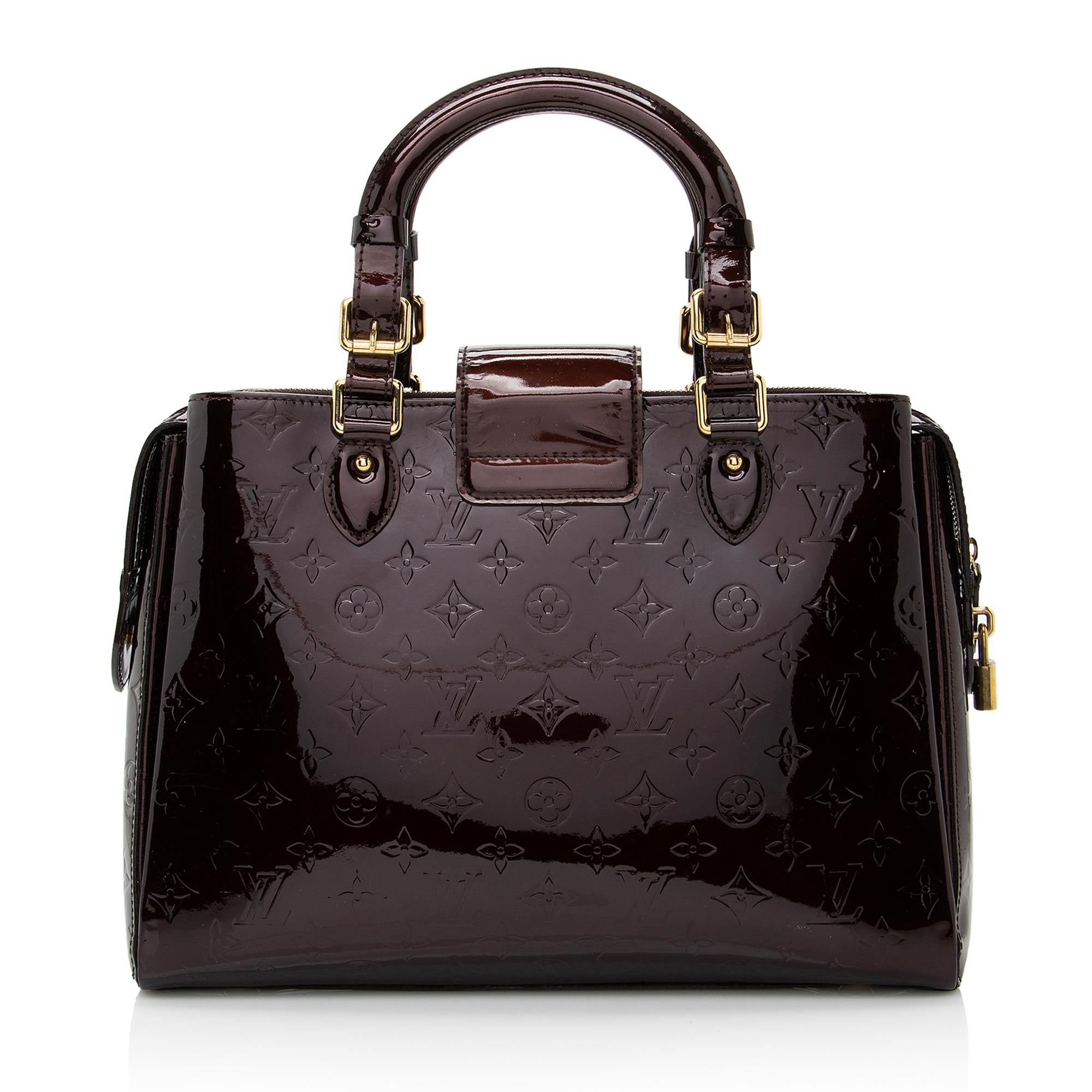 Louis Vuitton Monogram Vernis Melrose Avenue Satchel (SHF-22462)