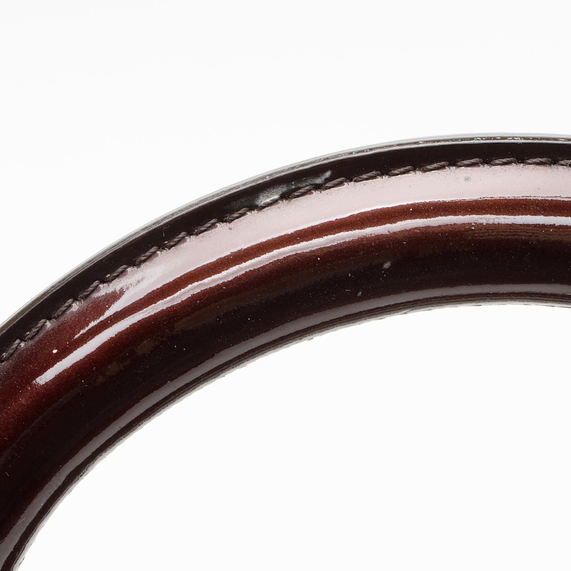 Louis Vuitton Monogram Vernis Melrose Avenue Satchel (SHF-22462)