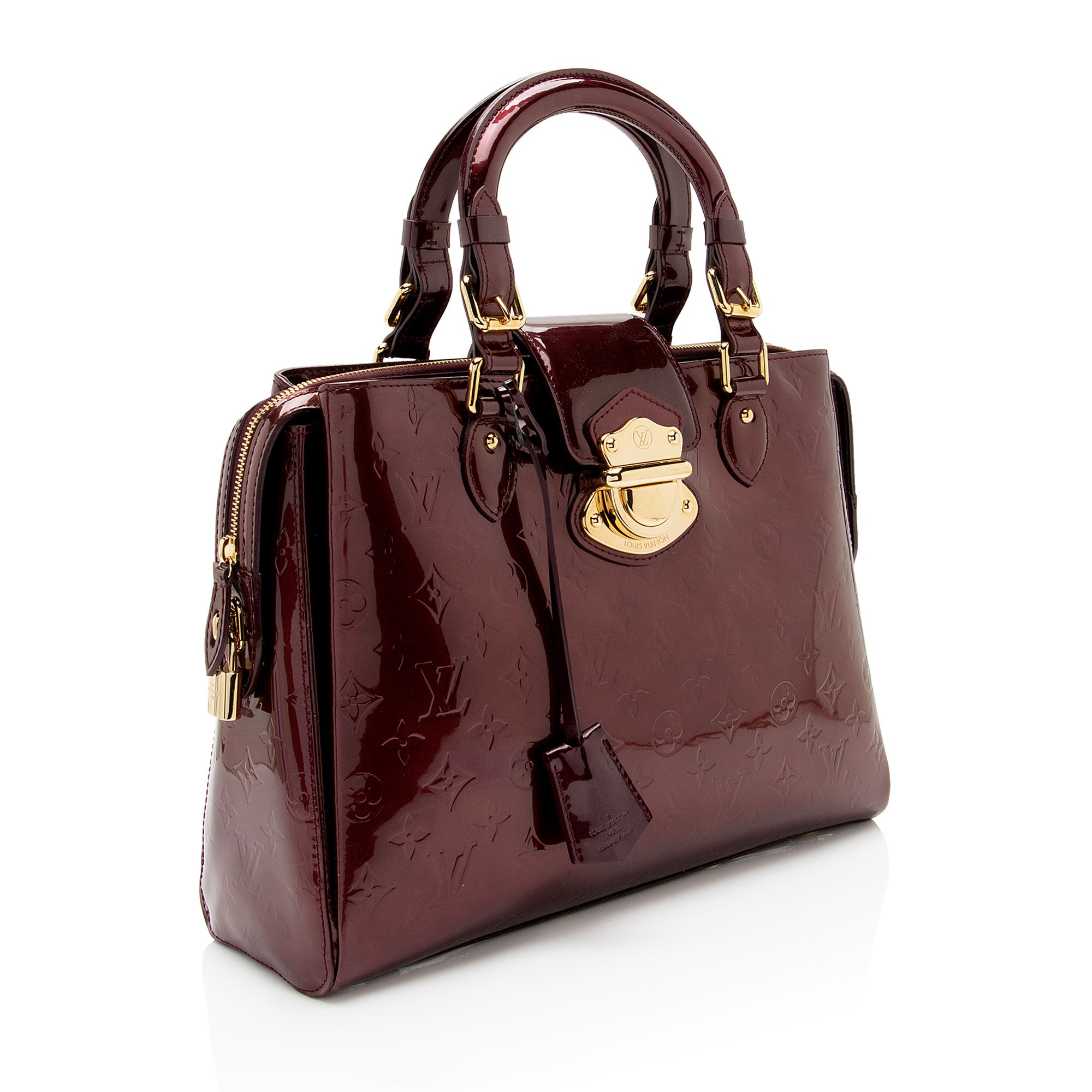 Louis Vuitton Monogram Vernis Melrose Avenue Satchel (SHF-Xk72dg)