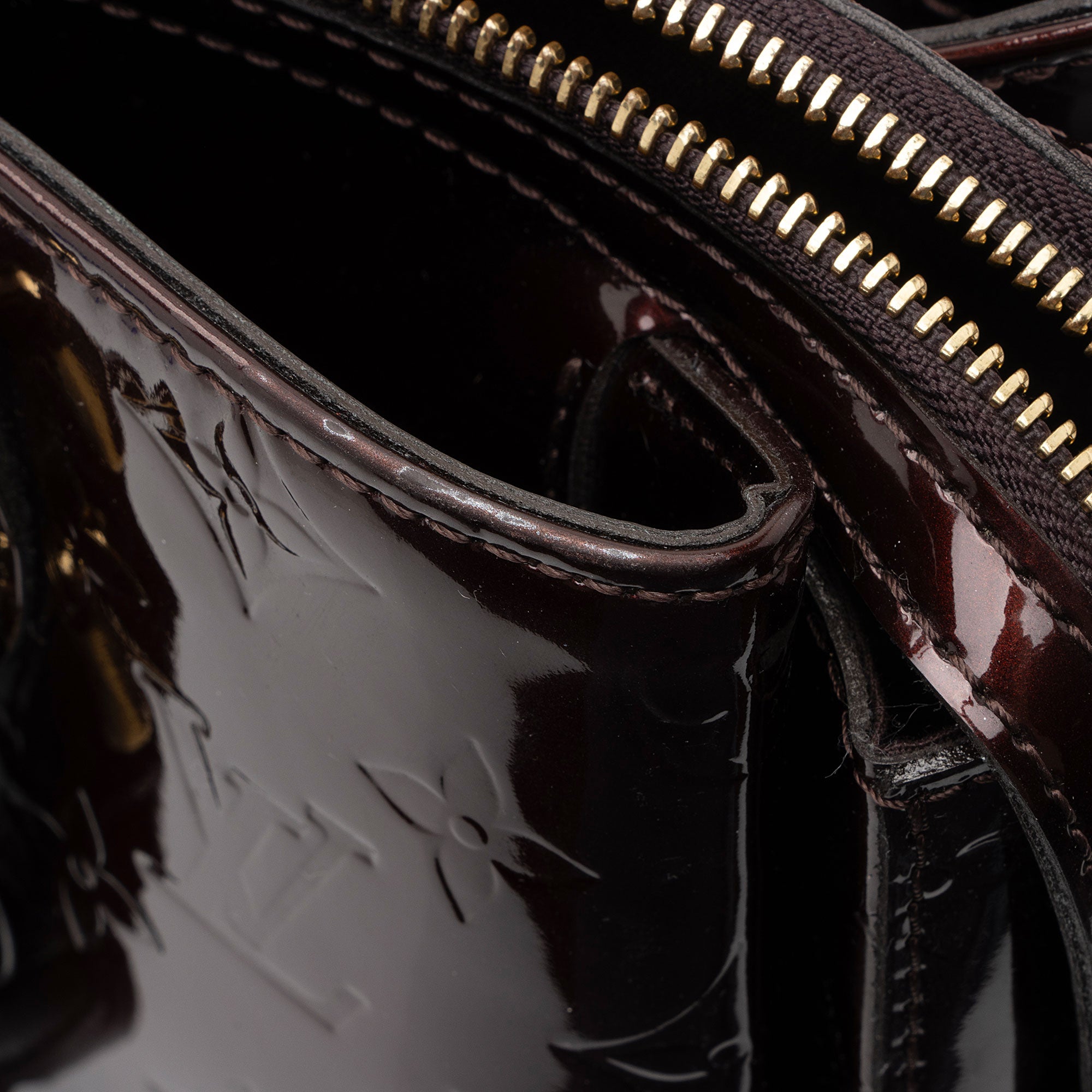 Louis Vuitton Monogram Vernis Melrose Avenue Satchel (SHF-BEMyAH)