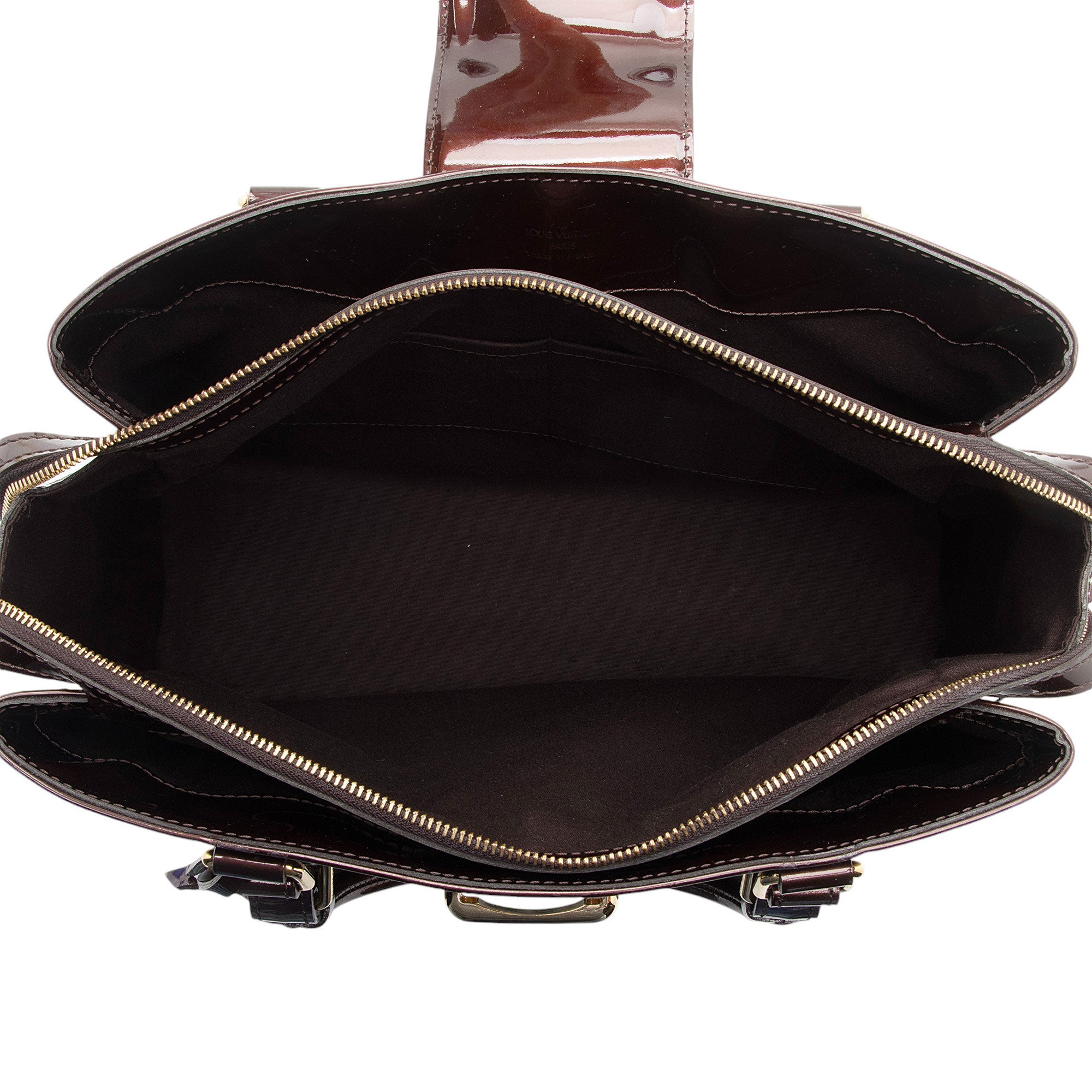 Louis Vuitton Monogram Vernis Melrose Avenue Satchel (SHF-BEMyAH)