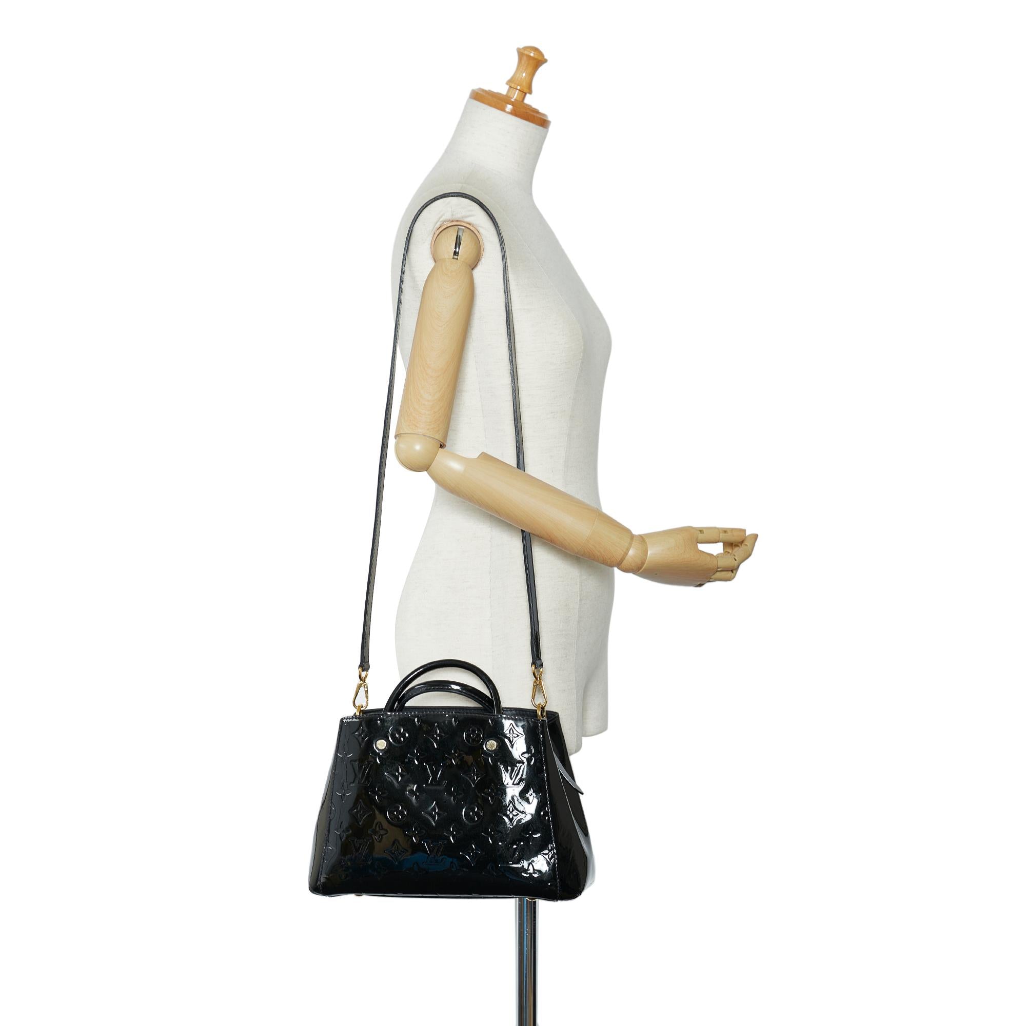 Louis Vuitton Monogram Vernis Montaigne BB (SHG-UBbqew)