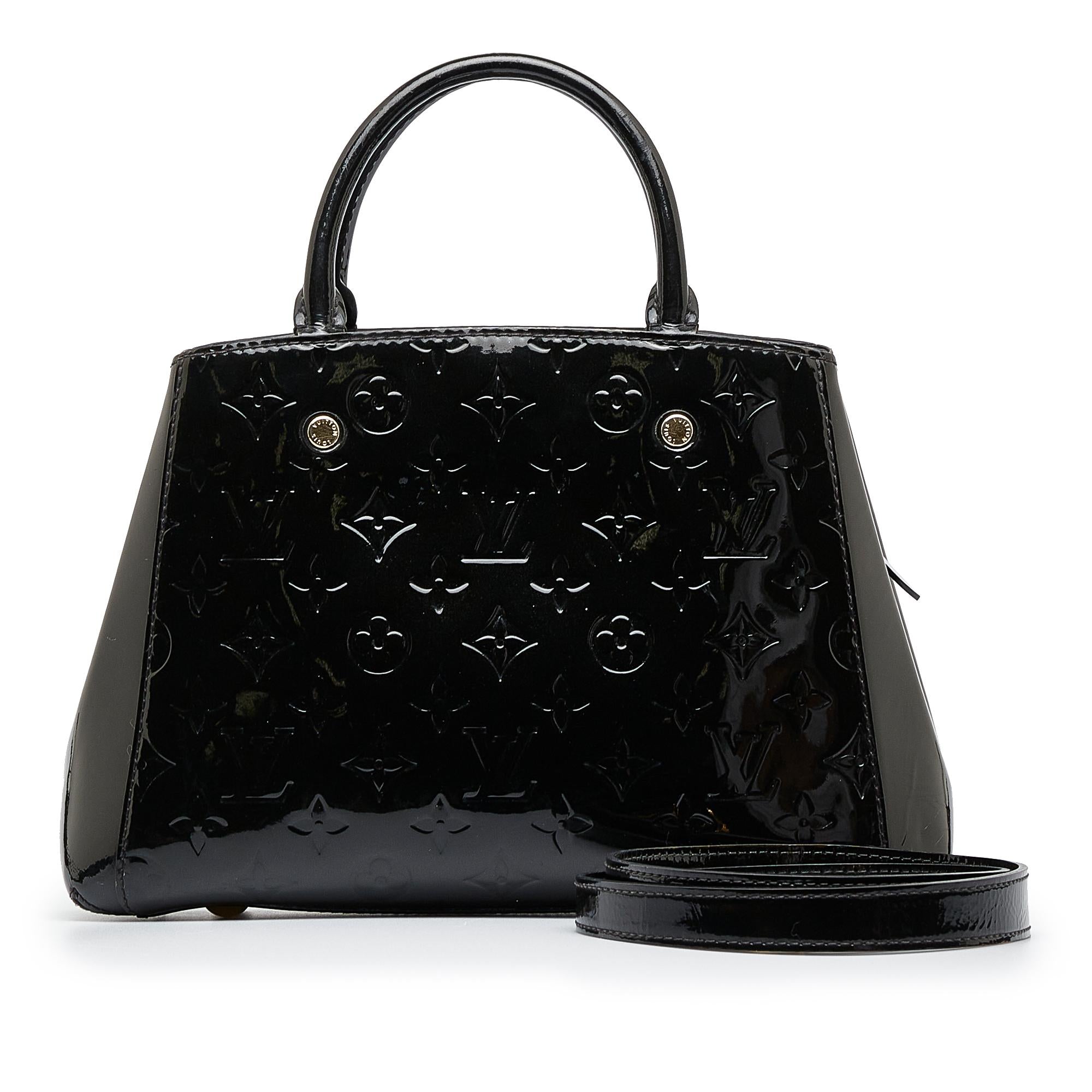 Louis Vuitton Monogram Vernis Montaigne BB (SHG-UBbqew)