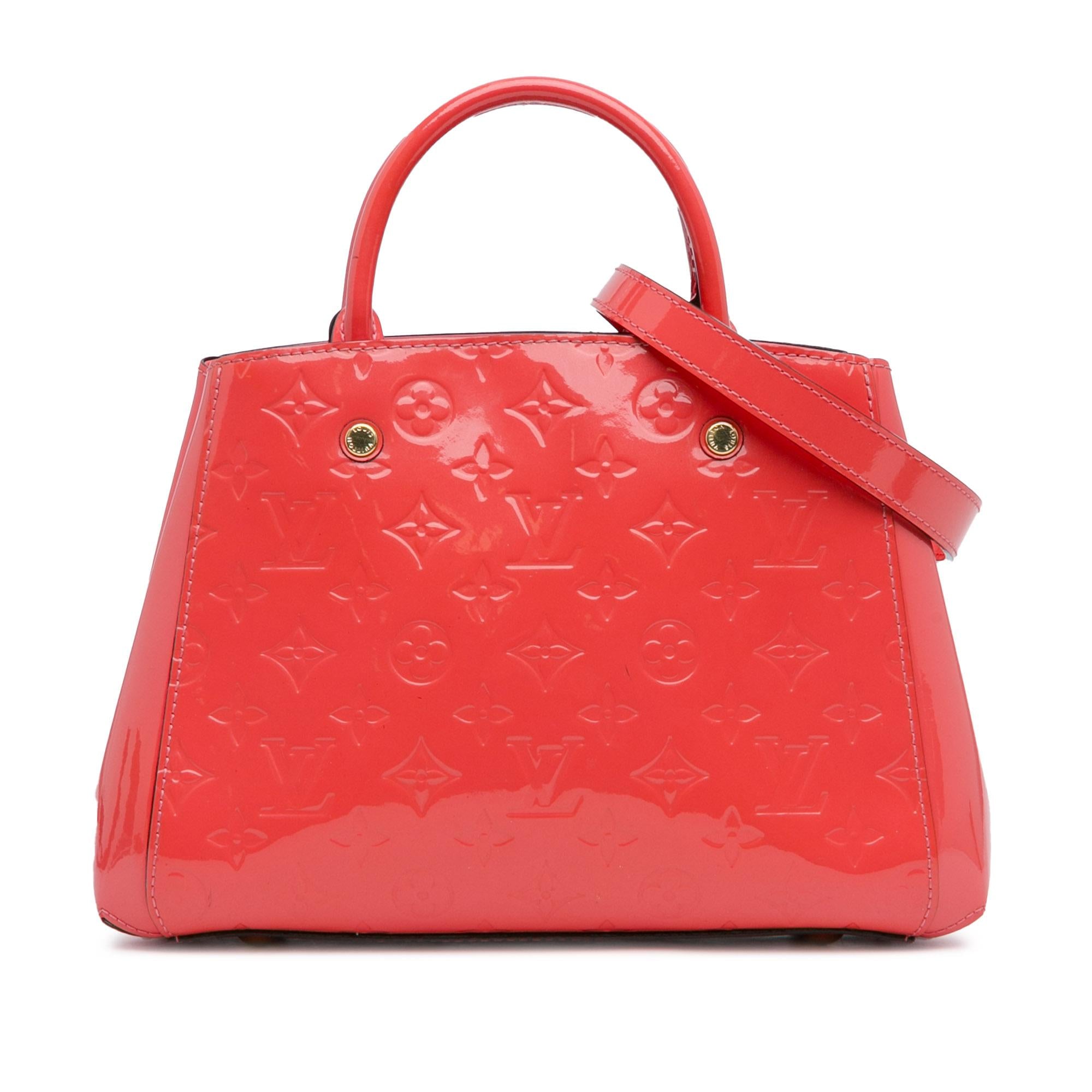 Louis Vuitton Monogram Vernis Montaigne BB (SHG-8u40wJ)