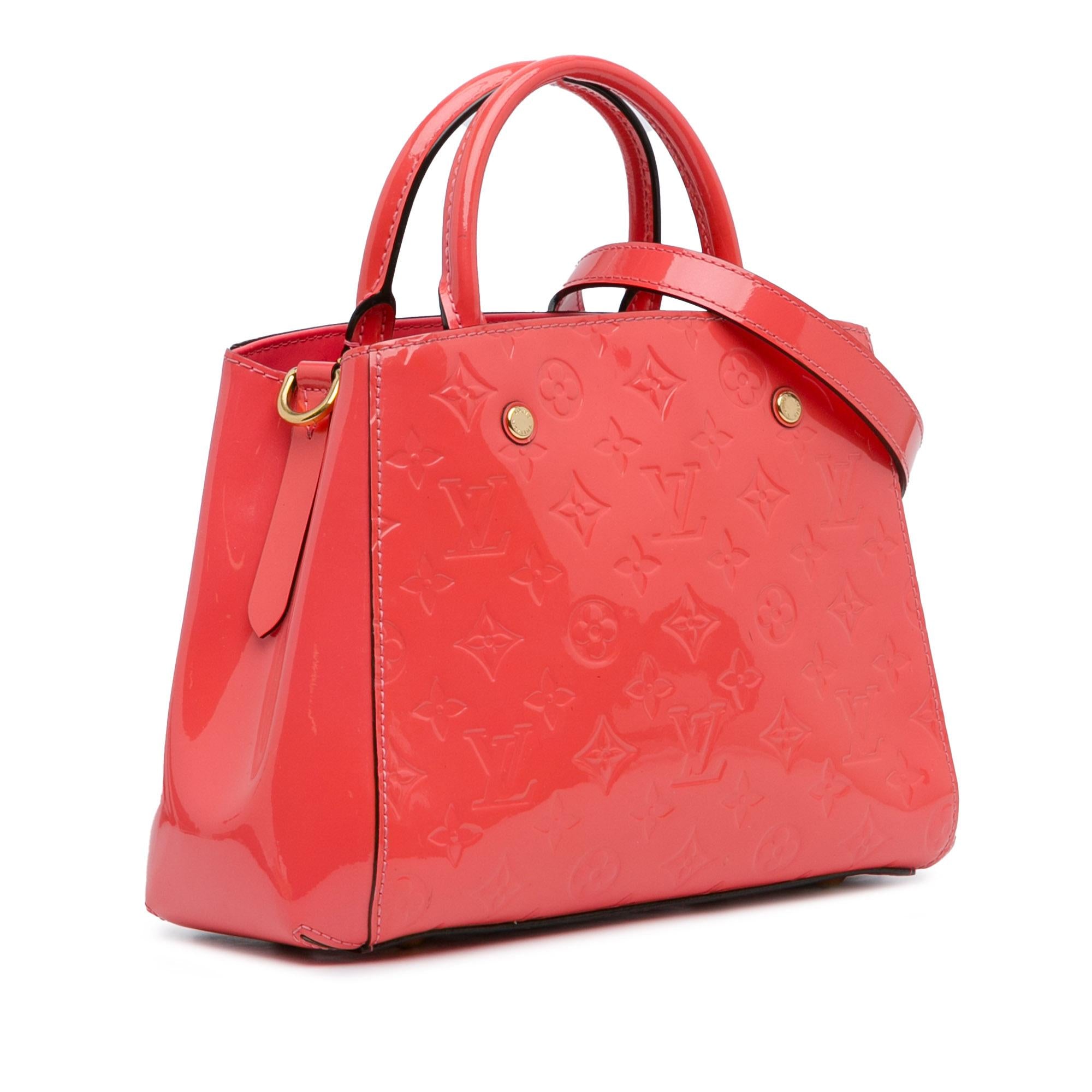 Louis Vuitton Monogram Vernis Montaigne BB (SHG-8u40wJ)