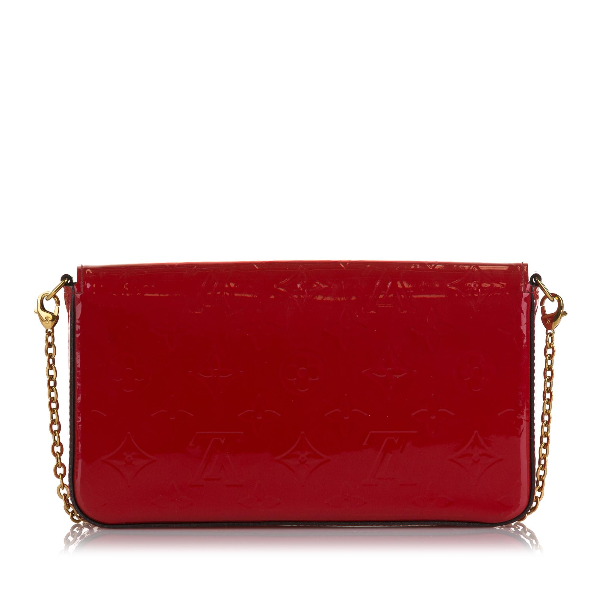 Louis Vuitton Monogram Vernis Pochette Felicie (SHG-GgZlqY)