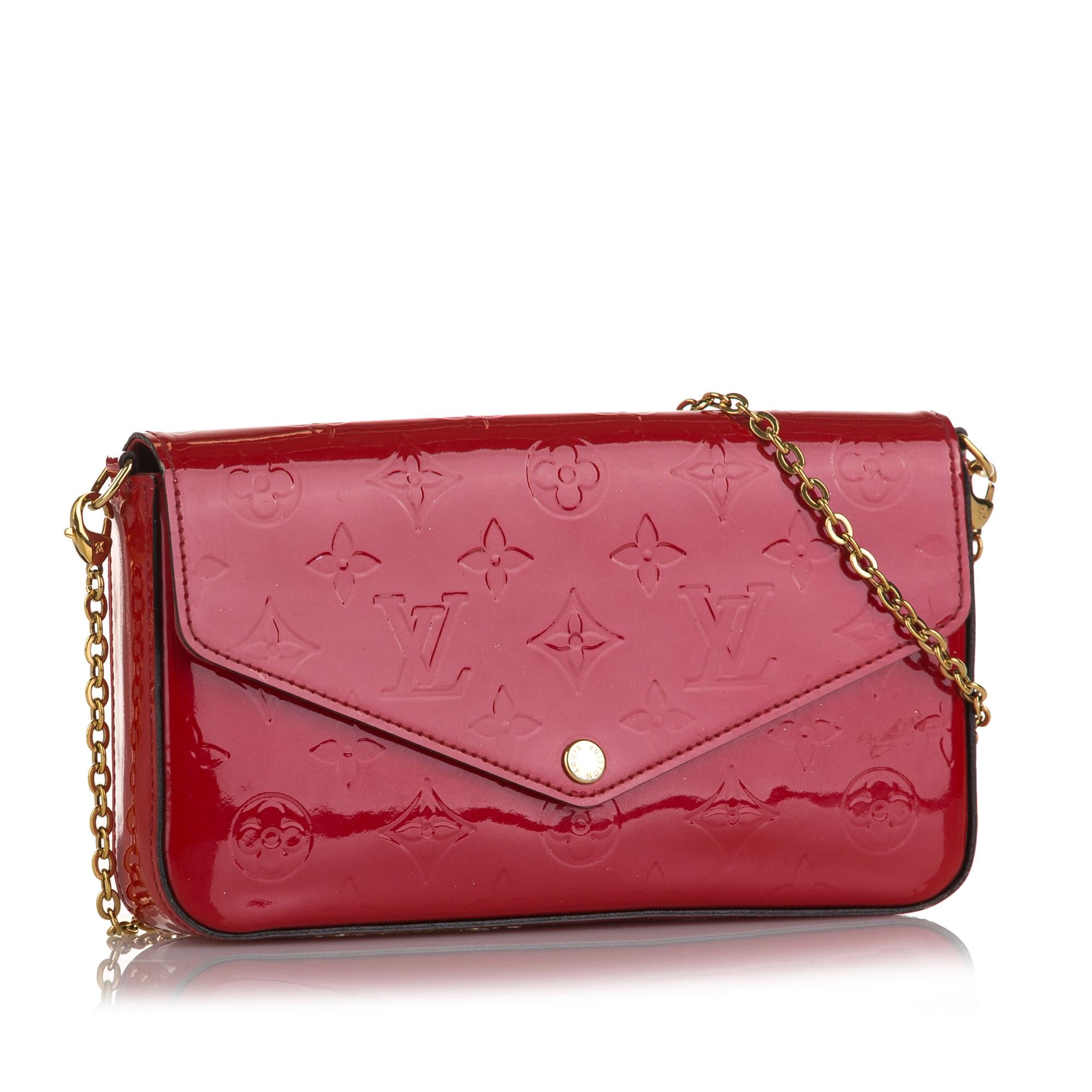 Louis Vuitton Monogram Vernis Pochette Felicie (SHG-GgZlqY)