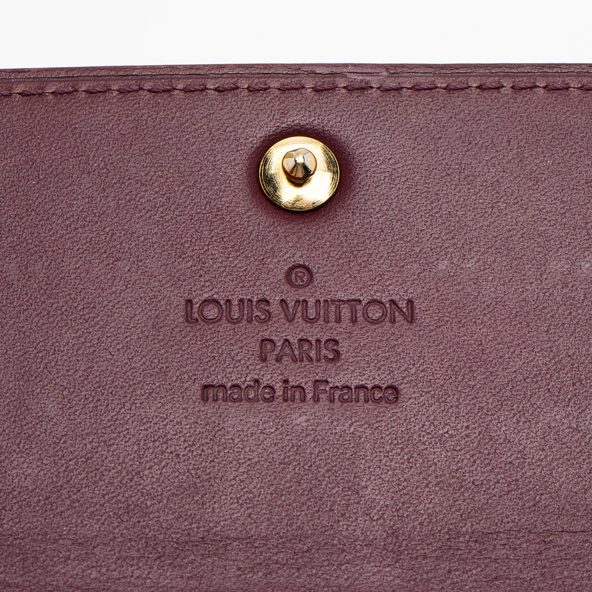Louis Vuitton Monogram Vernis Sarah Wallet (SHF-I0eWQY)
