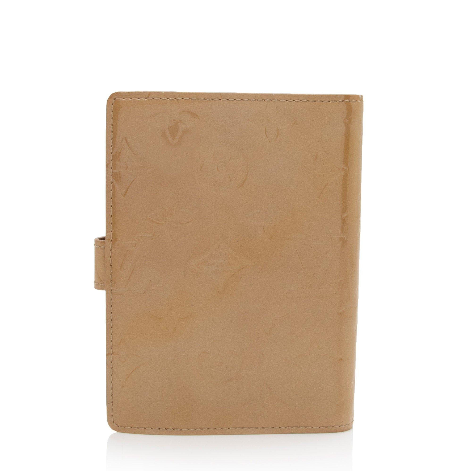 Louis Vuitton Monogram Vernis Small Ring Agenda Cover (SHF-E1uc4f)