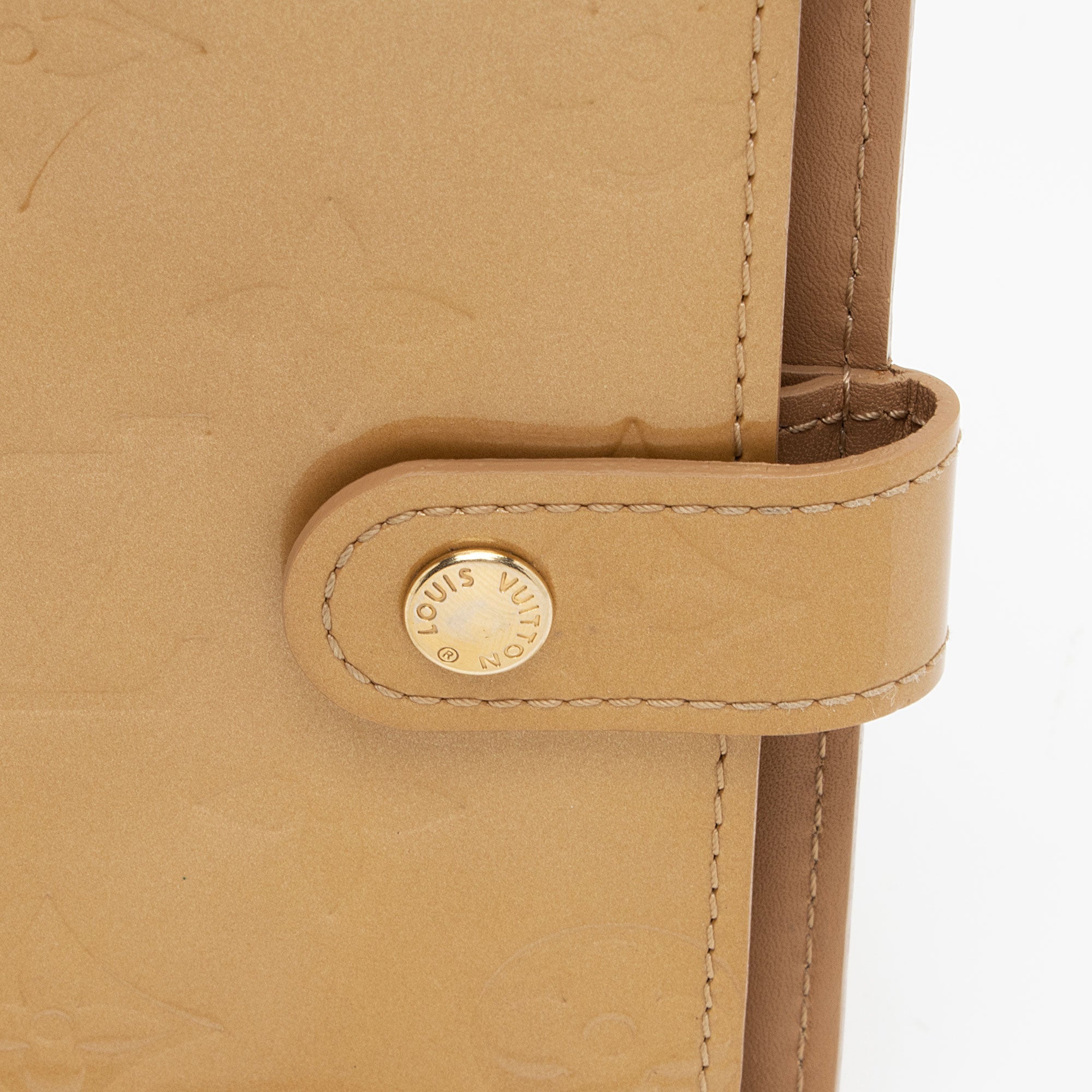 Louis Vuitton Monogram Vernis Small Ring Agenda Cover (SHF-E1uc4f)