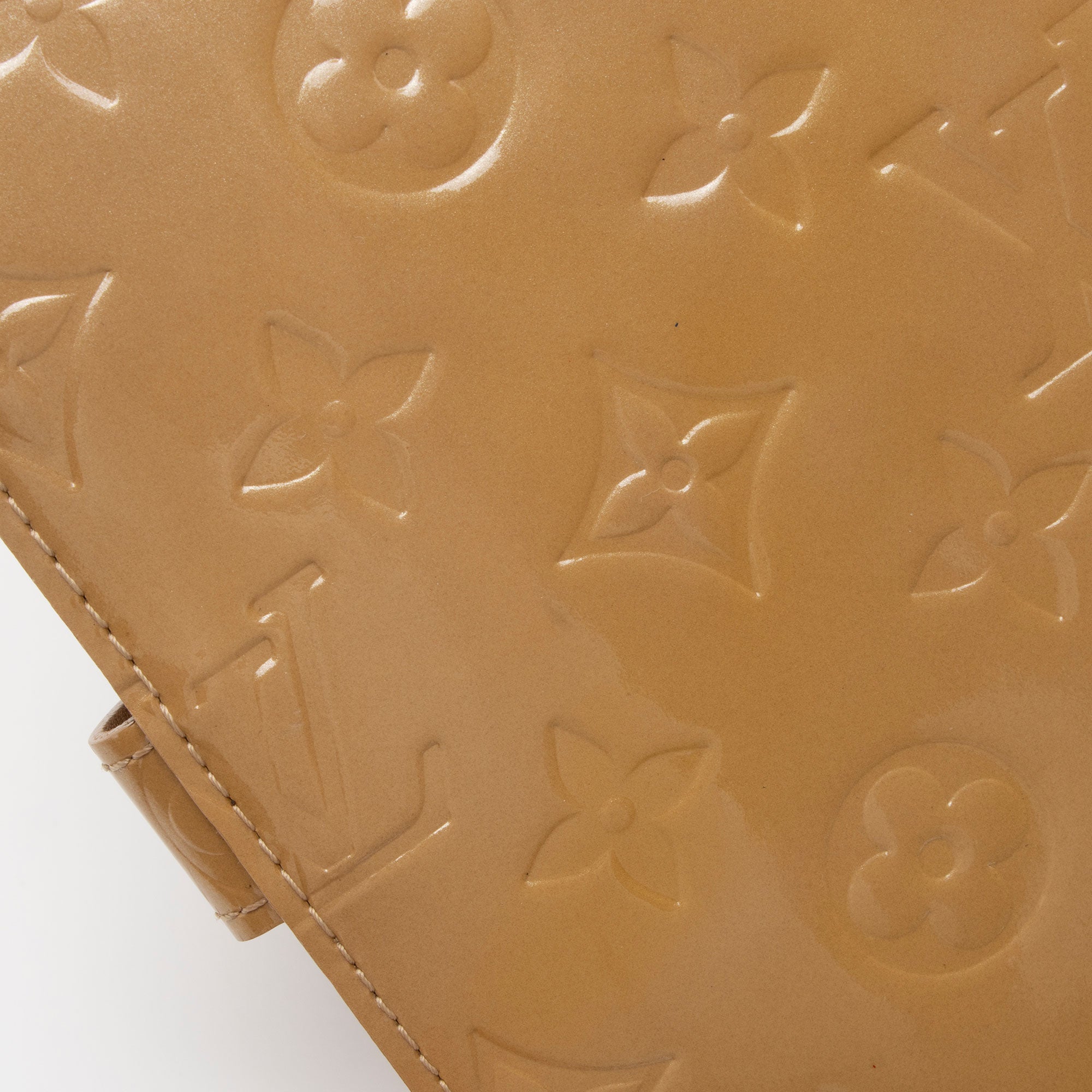 Louis Vuitton Monogram Vernis Small Ring Agenda Cover (SHF-E1uc4f)