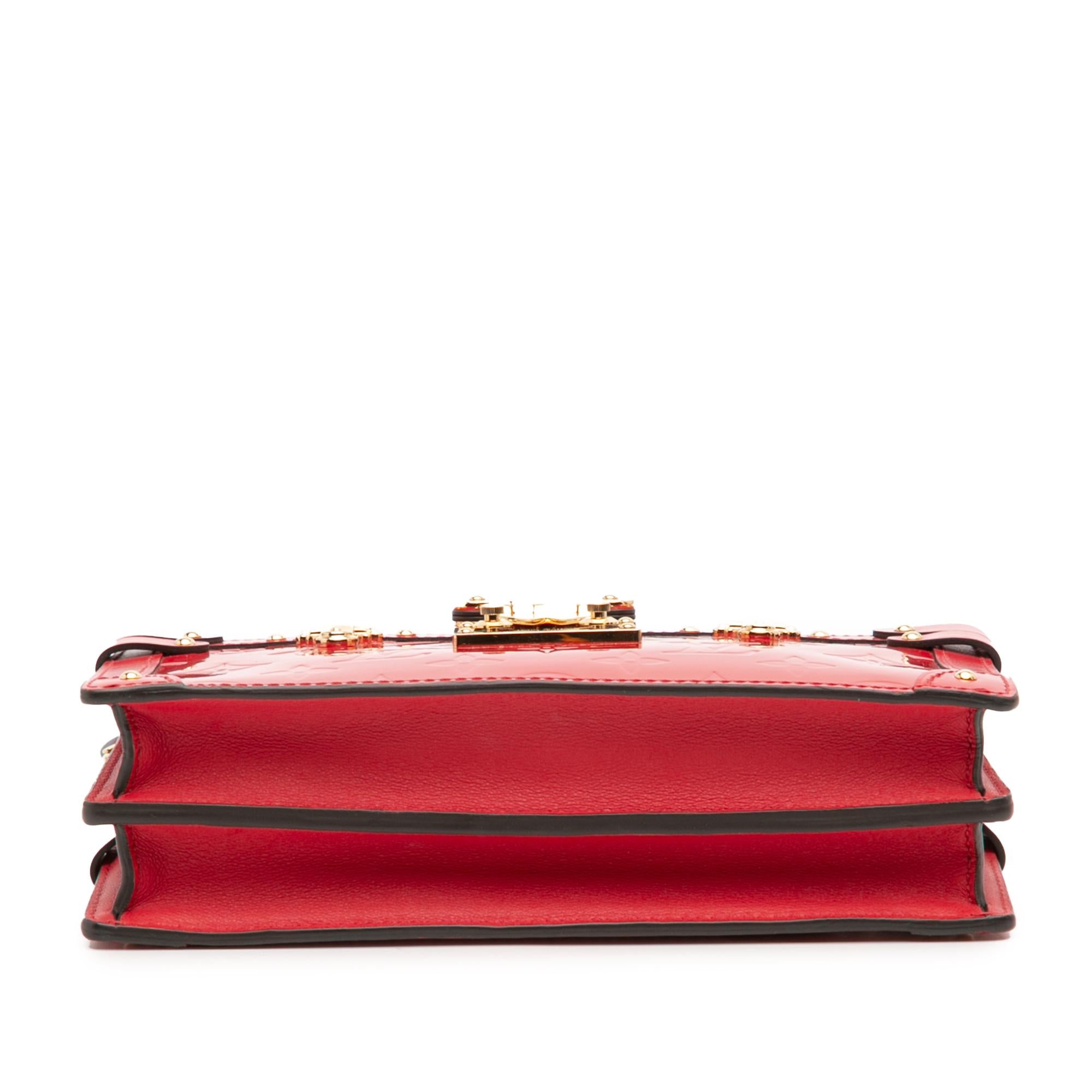 Louis Vuitton Monogram Vernis Trunk Clutch
