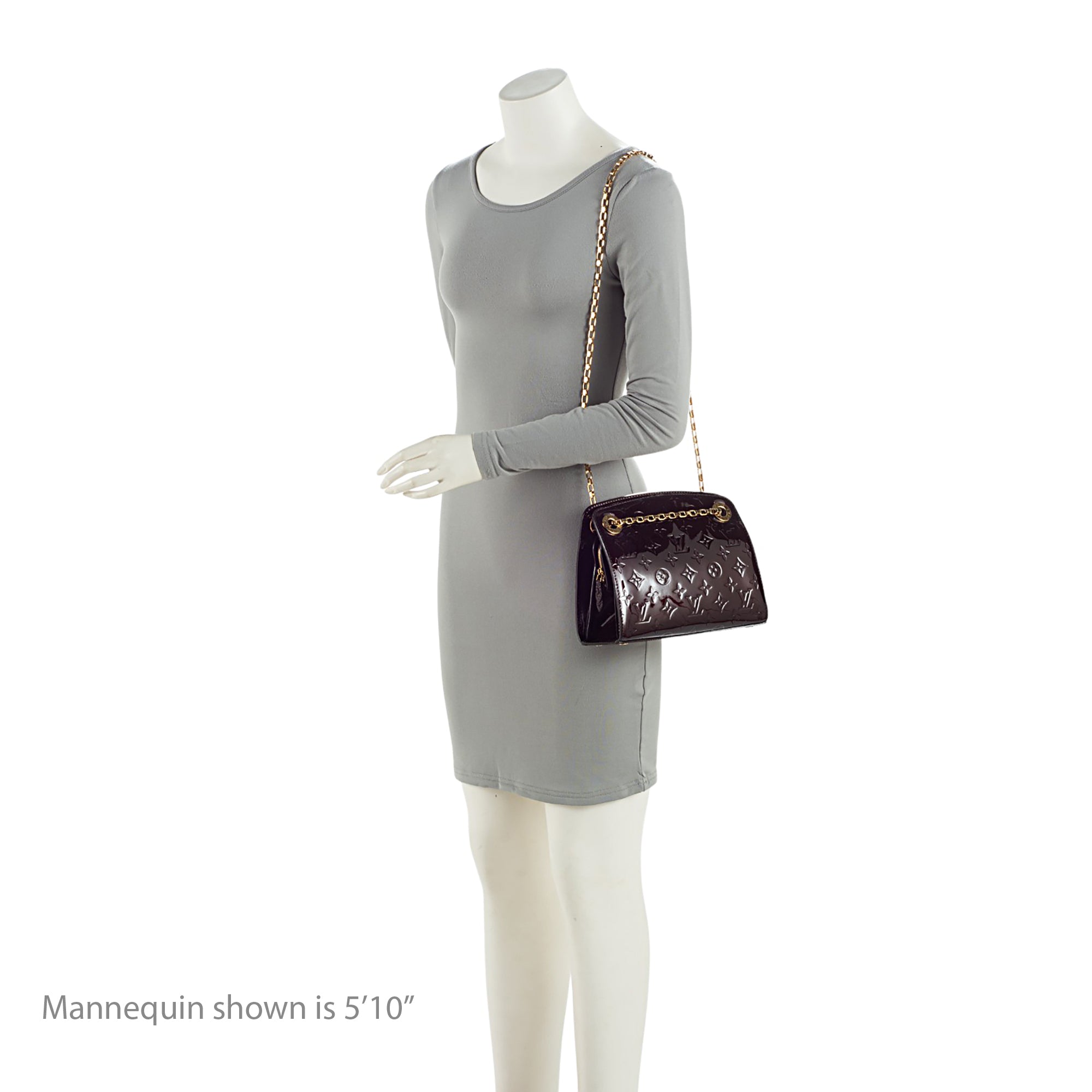 Louis Vuitton Monogram Vernis Virginia PM Shoulder Bag (SHF-rxNHf7)