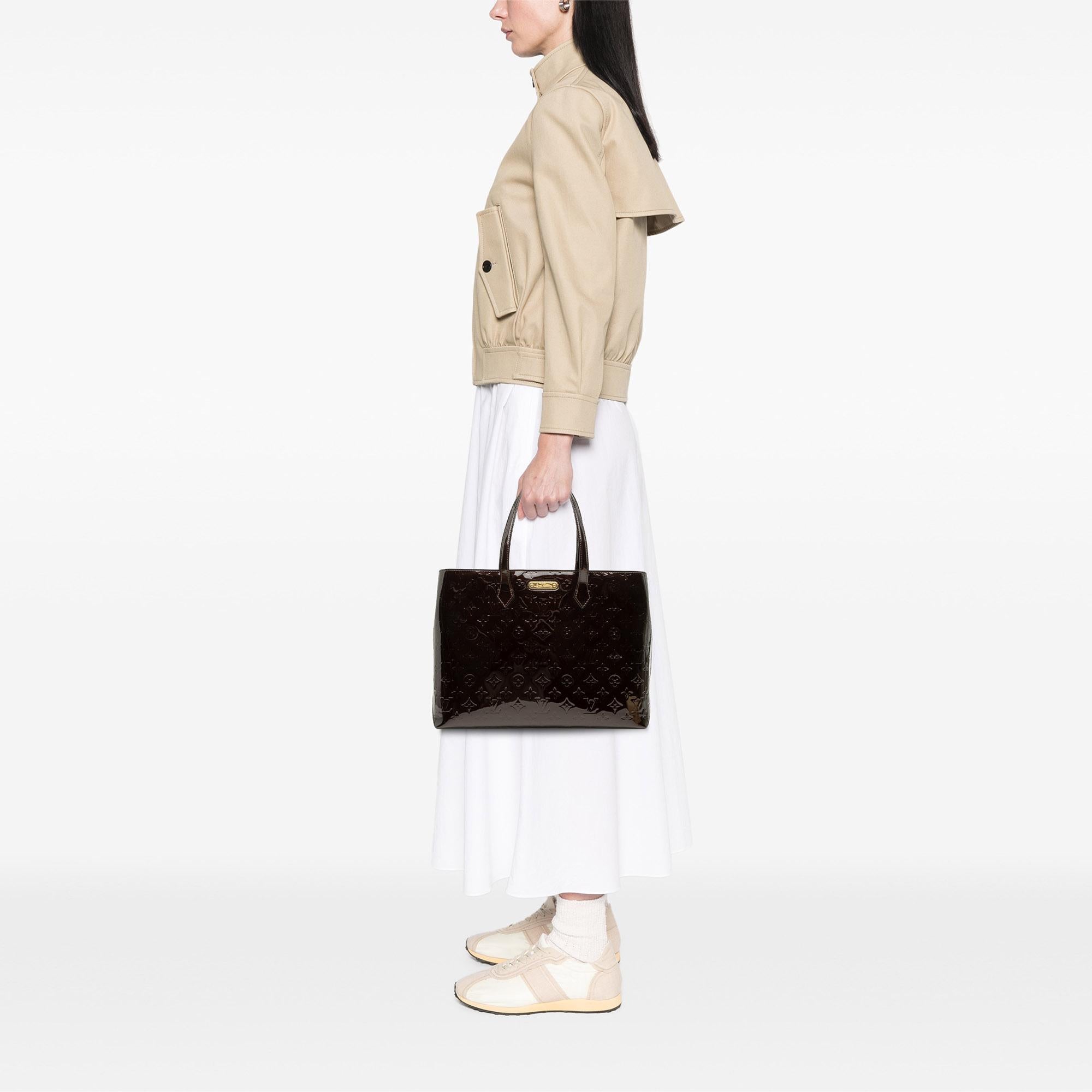 Louis Vuitton Monogram Vernis Wilshire MM