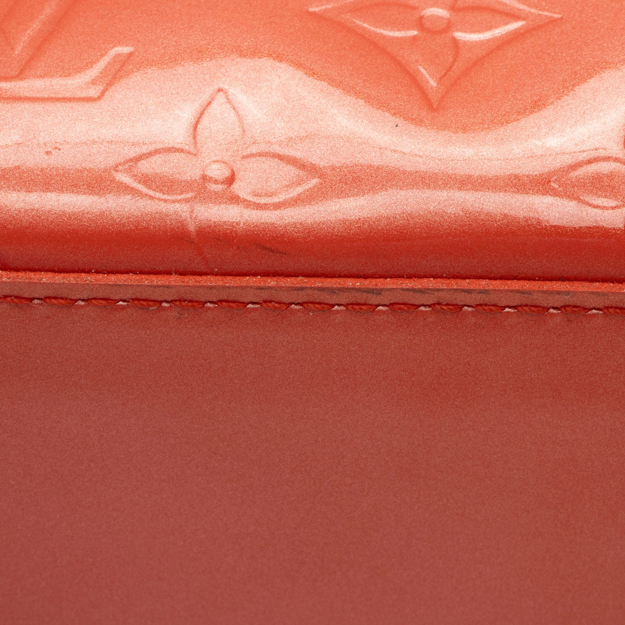 Louis Vuitton Monogram Vernis Wilshire PM Satchel (SHF-7MJQTZ)