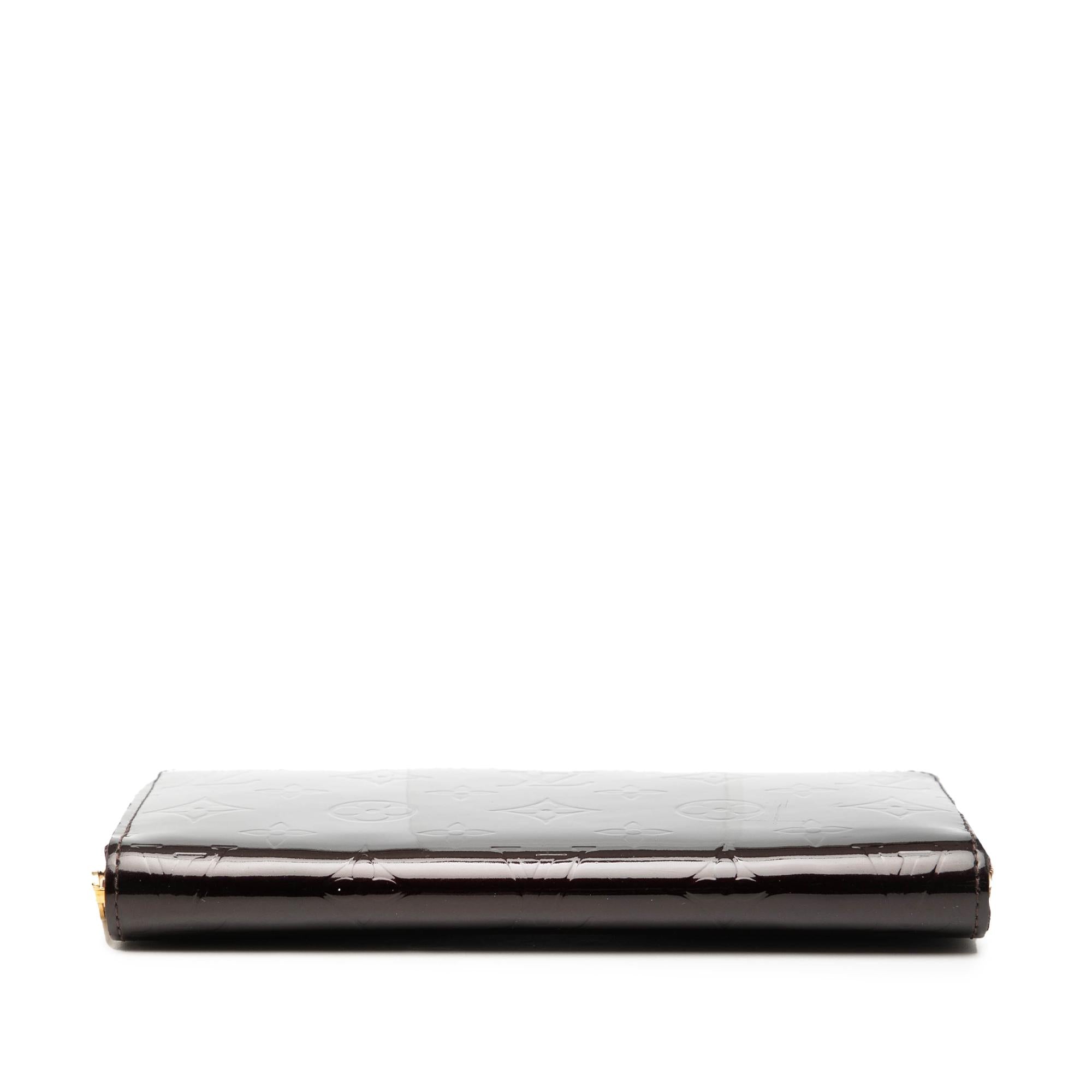 Louis Vuitton Monogram Vernis Zippy Long Wallet