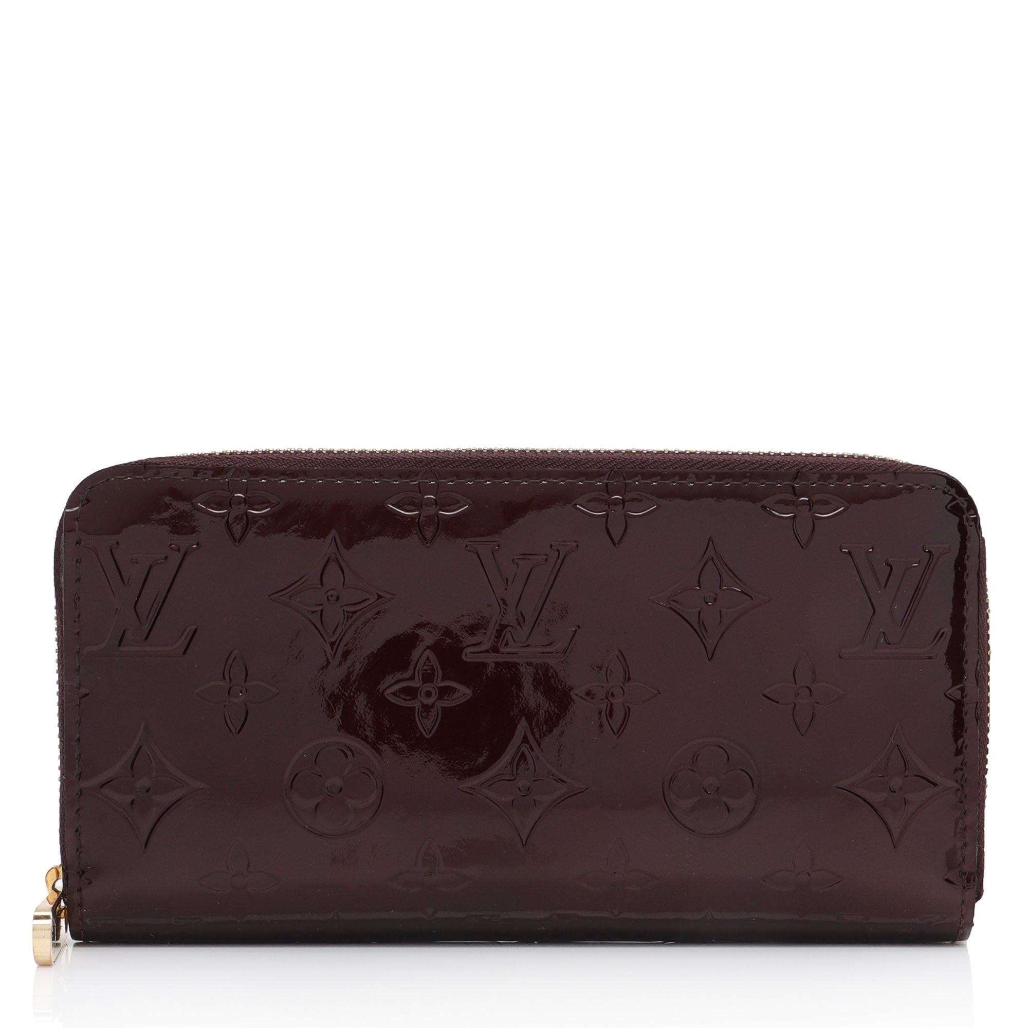 Louis Vuitton Monogram Vernis Zippy Wallet (SHF-2xxdbk)