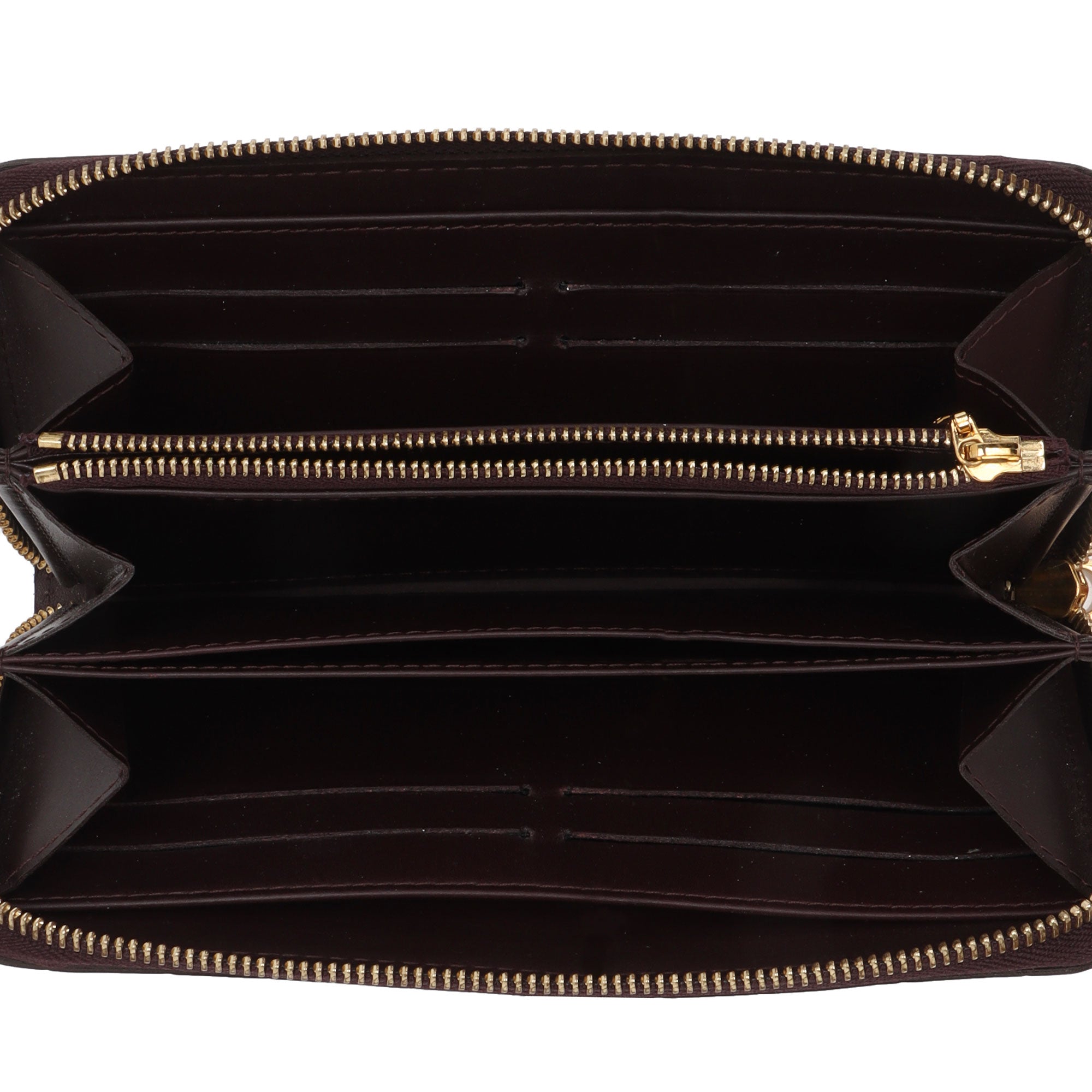 Louis Vuitton Monogram Vernis Zippy Wallet (SHF-2xxdbk)