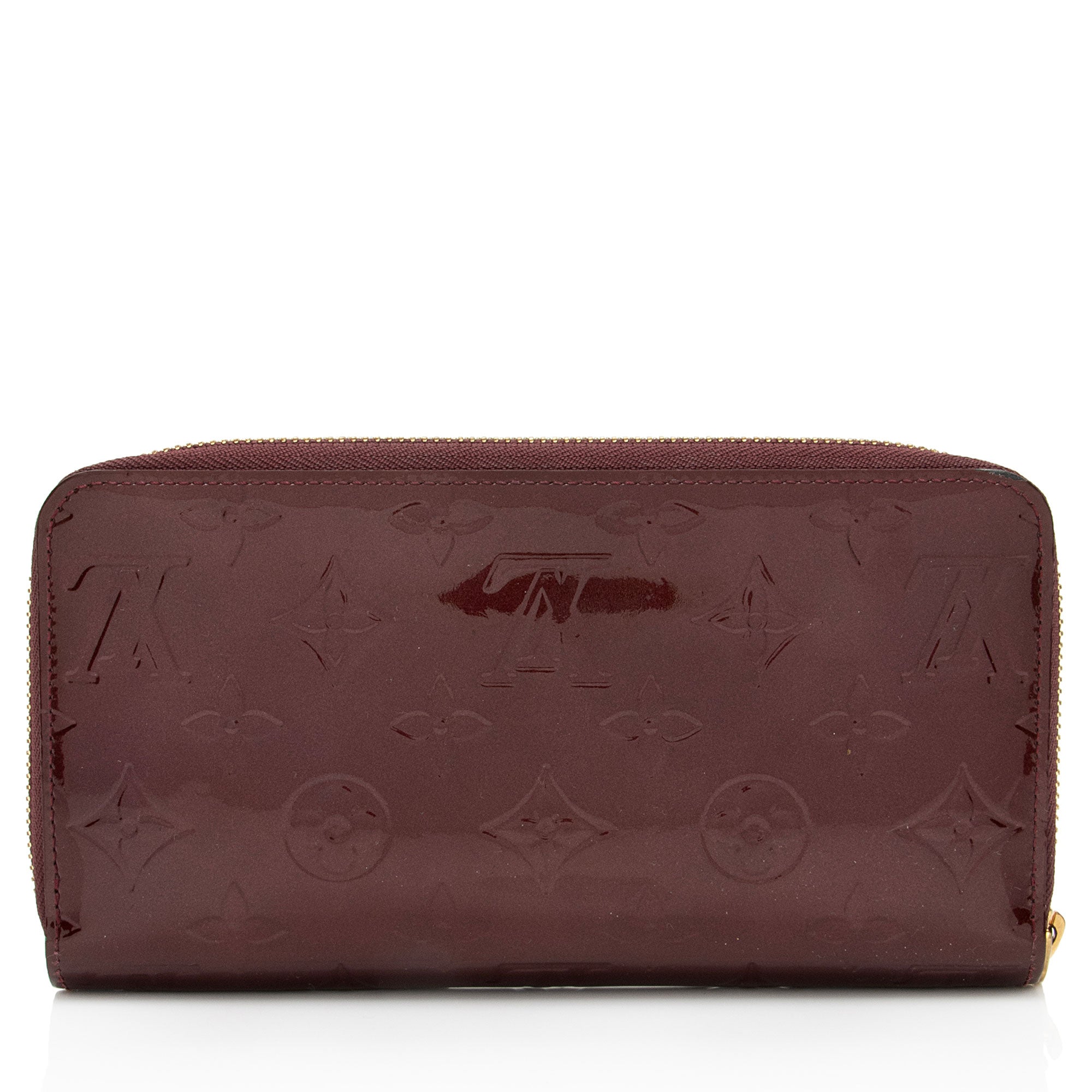 Louis Vuitton Monogram Vernis Zippy Wallet (SHF-SHewWh)