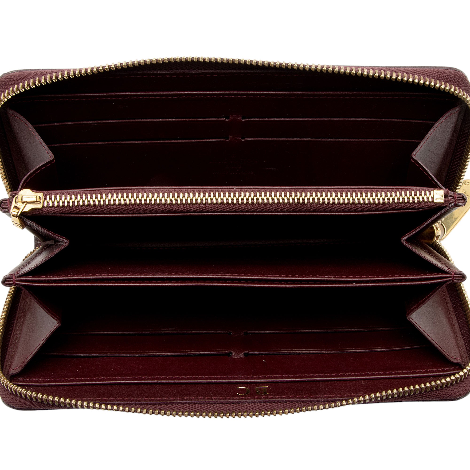 Louis Vuitton Monogram Vernis Zippy Wallet (SHF-SHewWh)