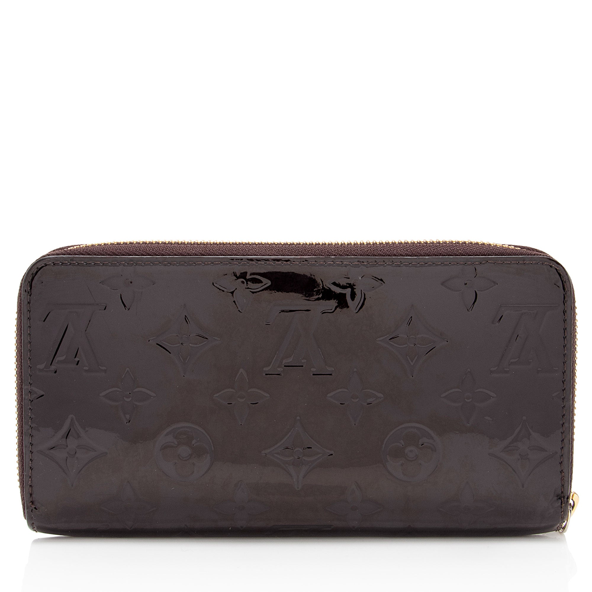 Louis Vuitton Monogram Vernis Zippy Wallet (SHF-0wPWNy)